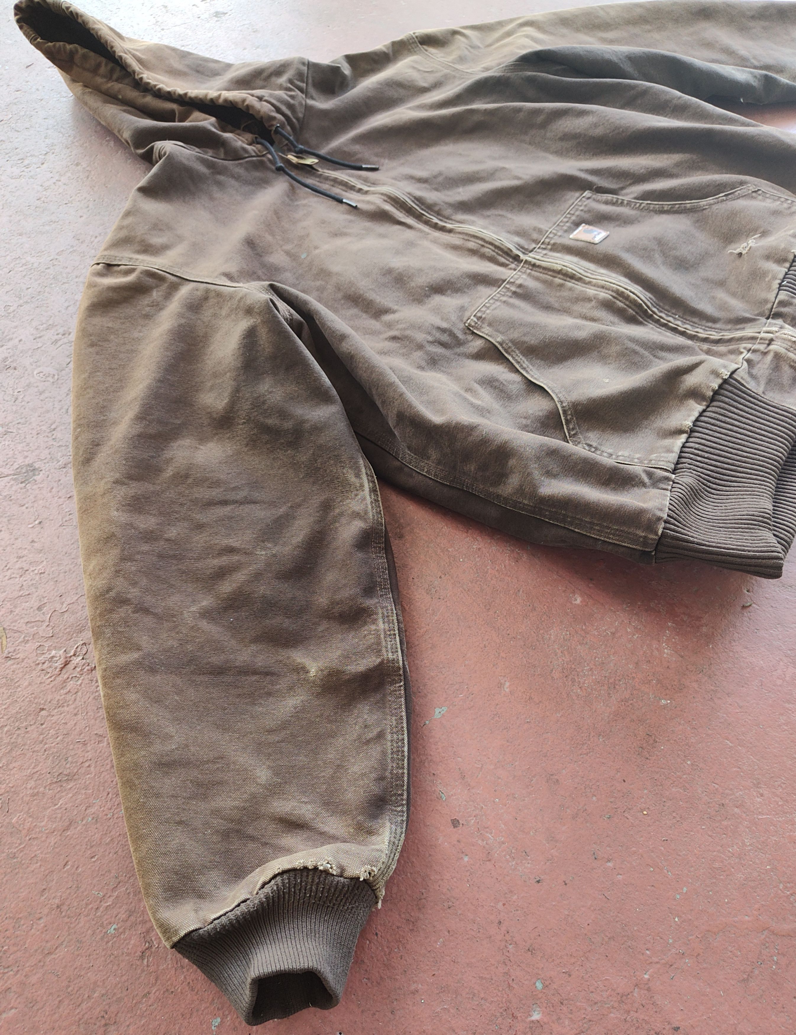 Carhartt Carhartt J130 DKB XL Tall vtg Jacket Faded Brown Quilt Size US XL / EU 56 / 4 - 3 Thumbnail