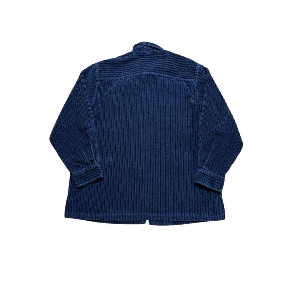 Vintage Vintage 90s Y2K Navy Blue Limited Chinos Zipup Thick Corduro Size US L / EU 52-54 / 3 - 5 Thumbnail