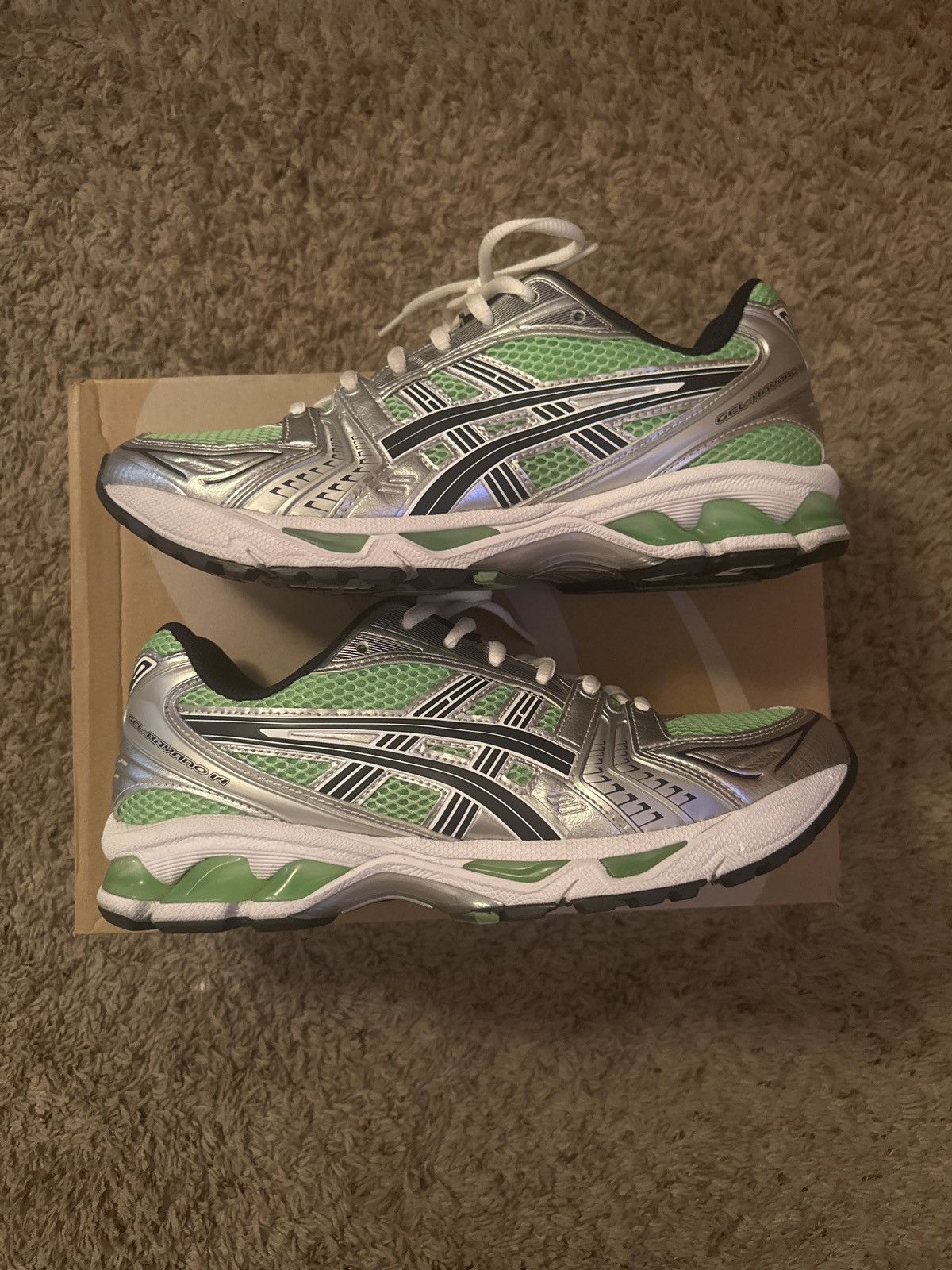 Asics Asics Gel Kayano 14 Green Size US 9 / EU 42 - 2 Thumbnail