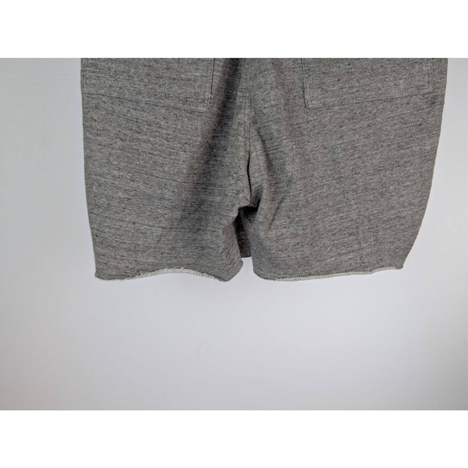 Champion × Rick Owens o1rshd1 Knitted Beveled Pods Shorts in Grey Melange S Size US 30 / EU 46 - 13 Thumbnail