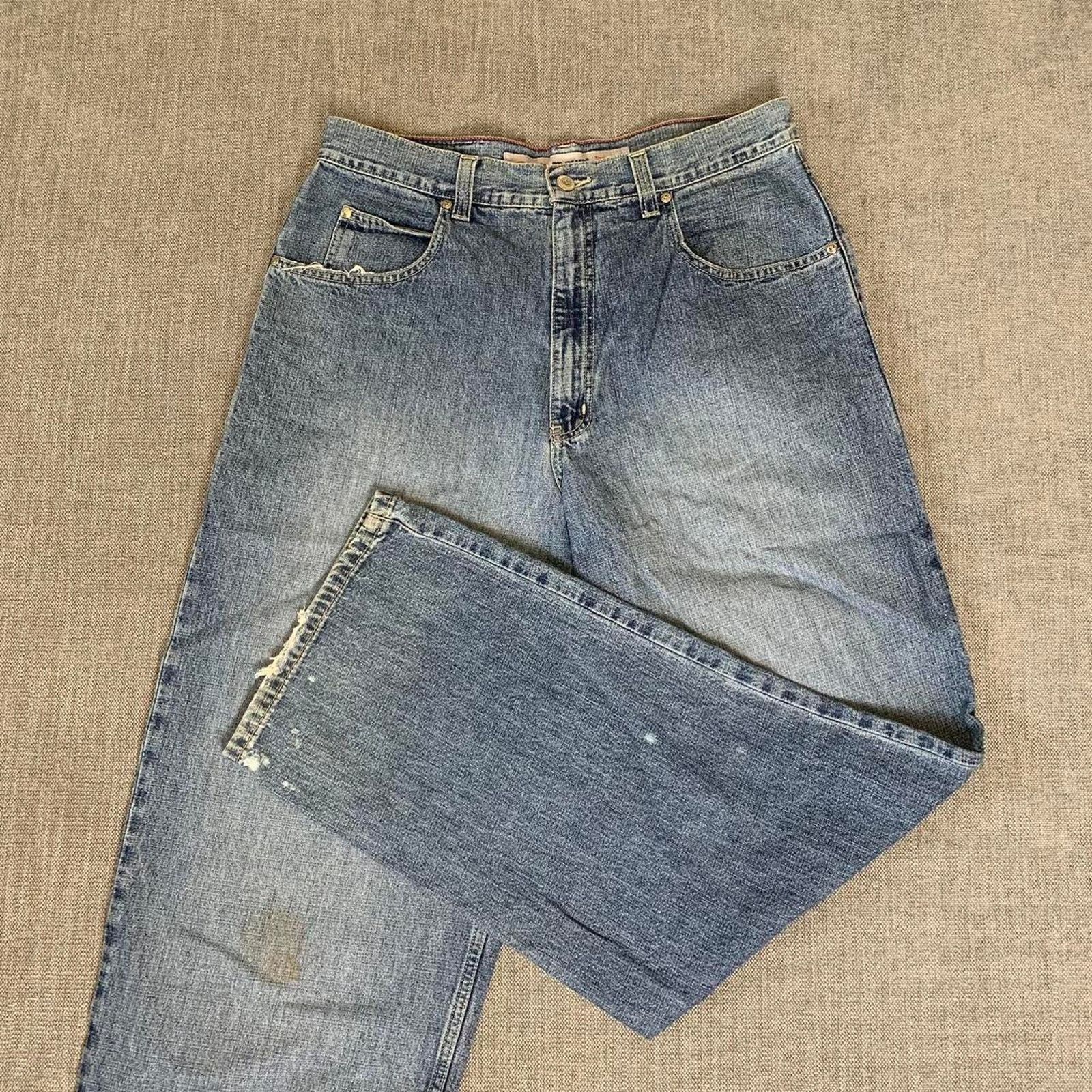 Anchor Blue Y2K Anchor blue Beyond Baggy Denim Jeans Size US 34 / EU 50 - 5 Thumbnail