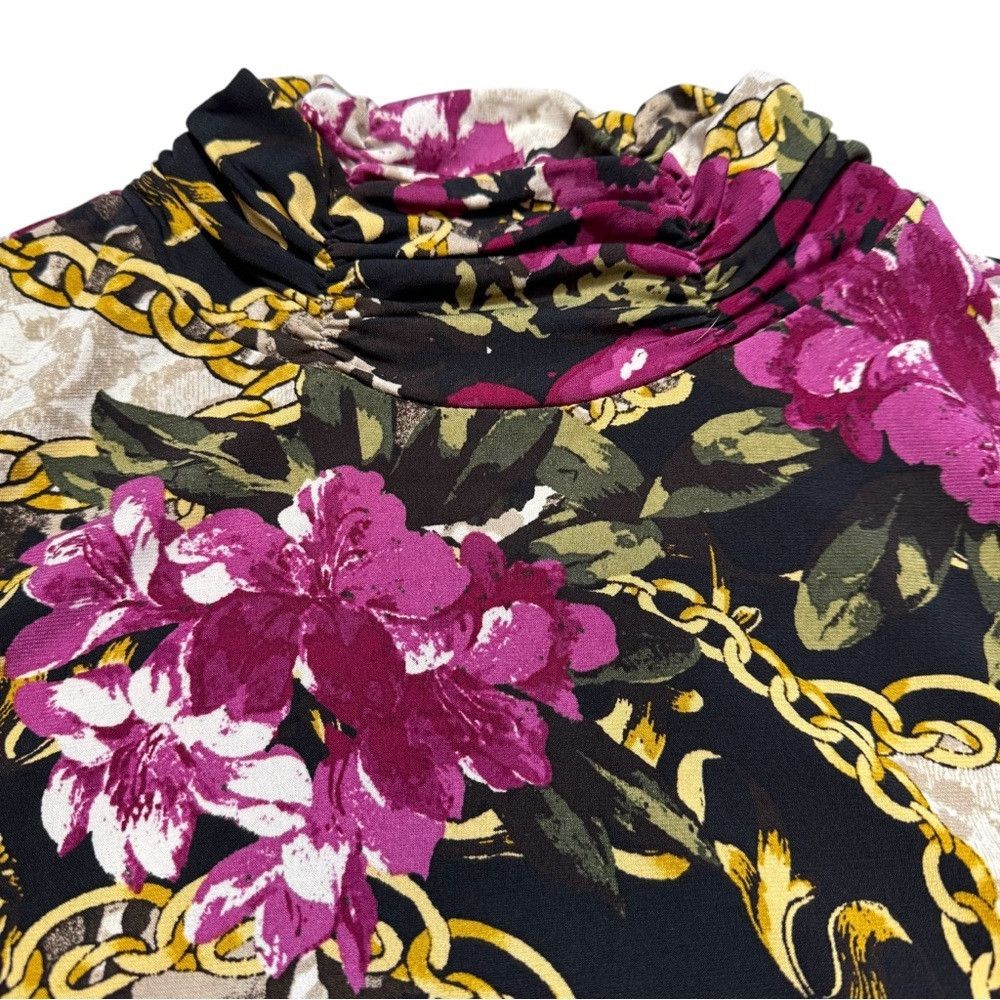 Other Susan Graver Printed Liquid Knit High Neck Sleeveless Top A Size XL / US 12-14 / IT 48-50 - 7 Thumbnail