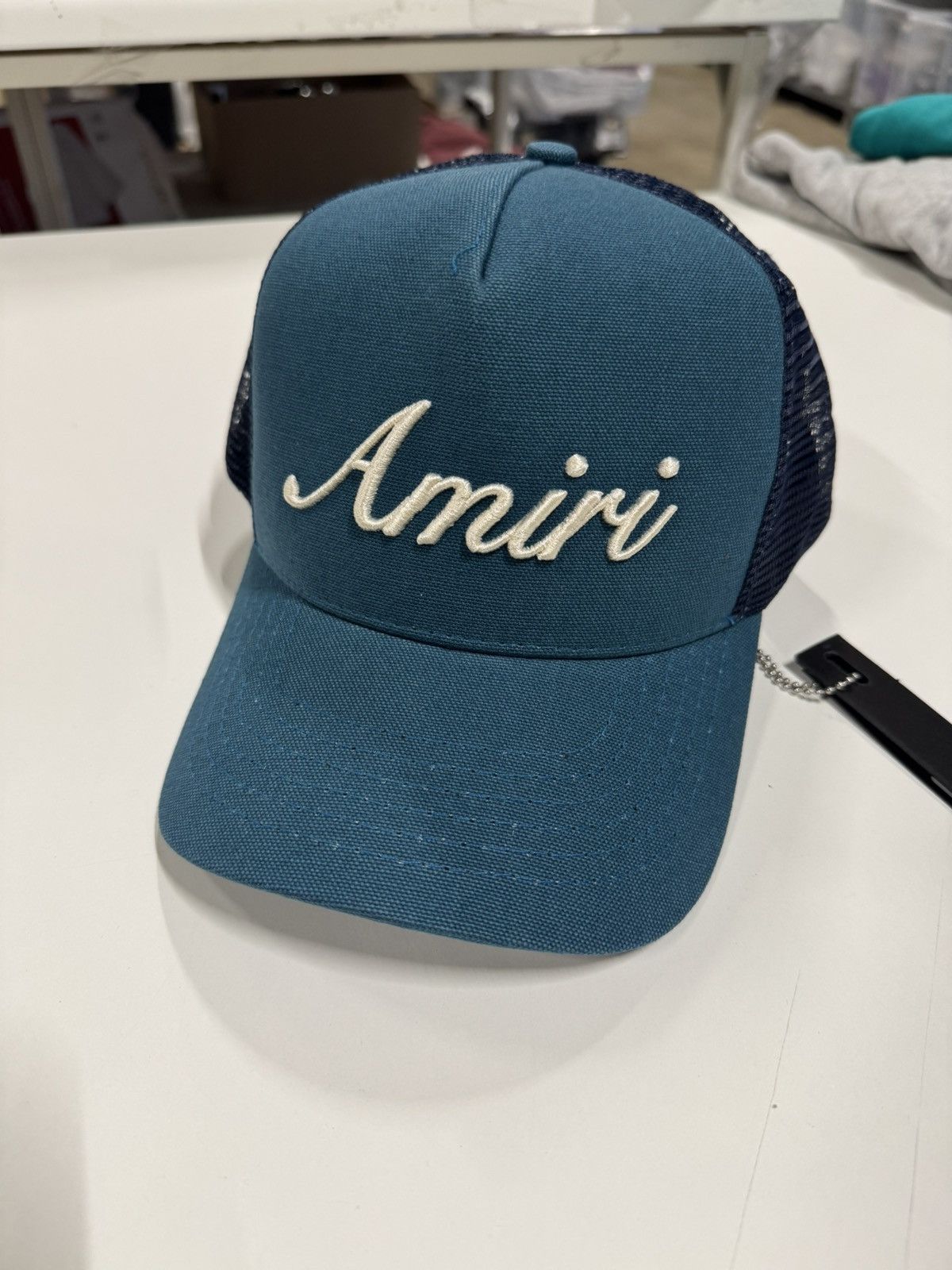 Amiri Amiri Script Logo Trucker Cap NEW 425$ Size ONE SIZE - 2 Thumbnail