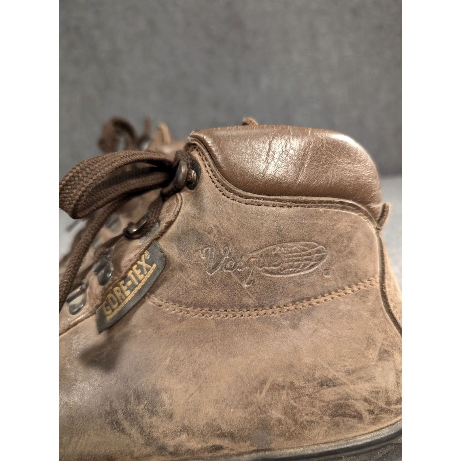 Vasque Vasque Skywalk GTX Boots Hiking - Womens 7.5M - Brown - Leather - Gore-Tex - Italy - Retro Outdoor Hiking Boots Size US 8 / IT 38 - 2 Thumbnail