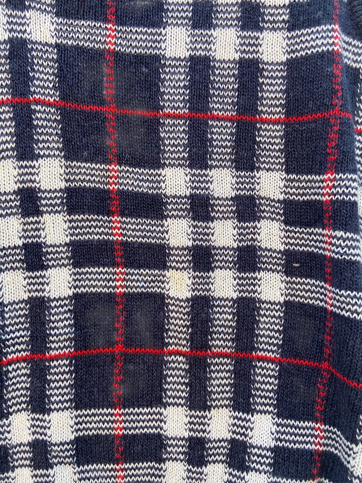 Vintage Vintage Burberrys Nova Check Knitted Vest Size US L / EU 52-54 / 3 - 3 Thumbnail