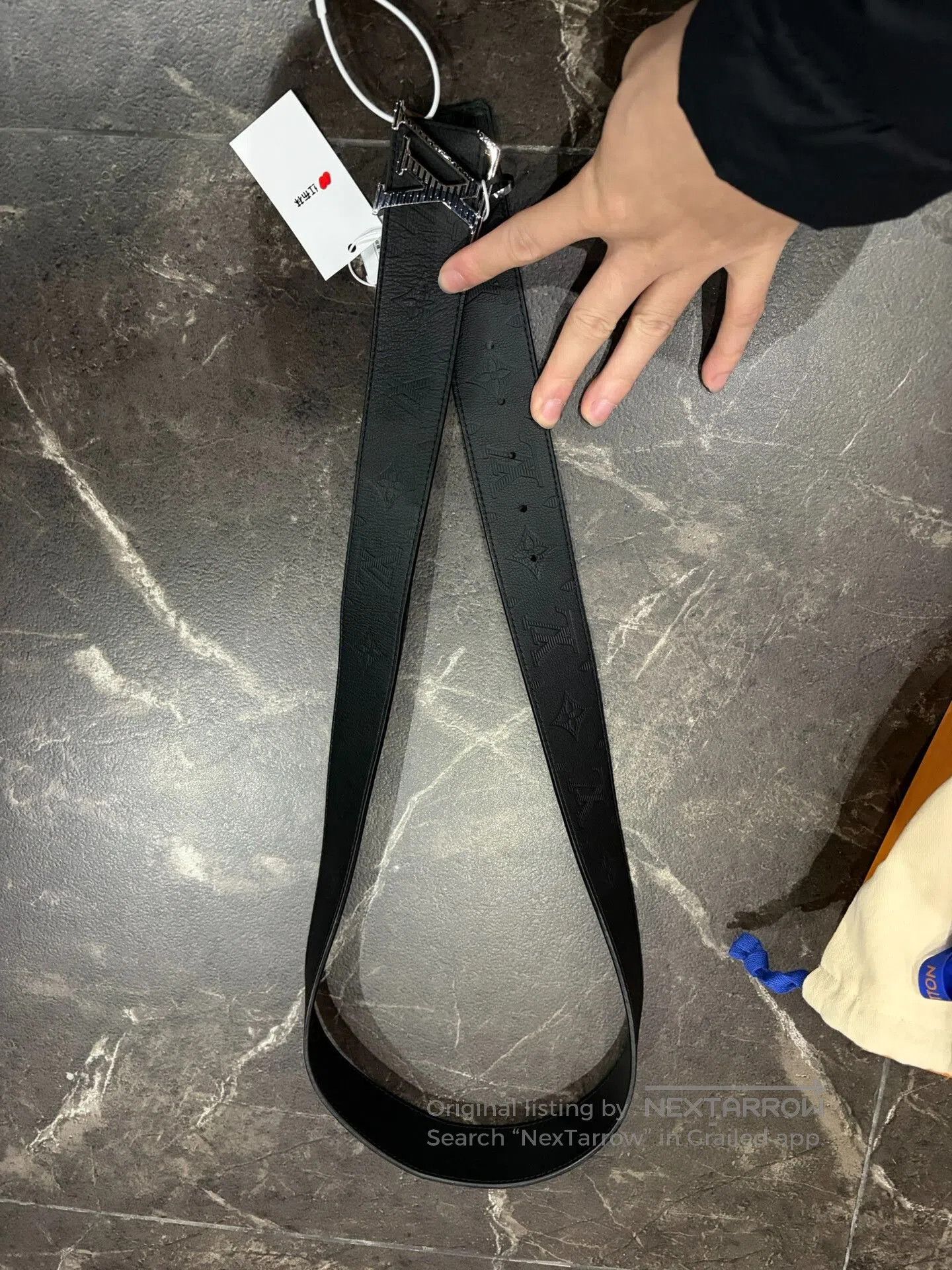 LVC LV Men's Leather Belt. Size ONE SIZE - 1 Thumbnail