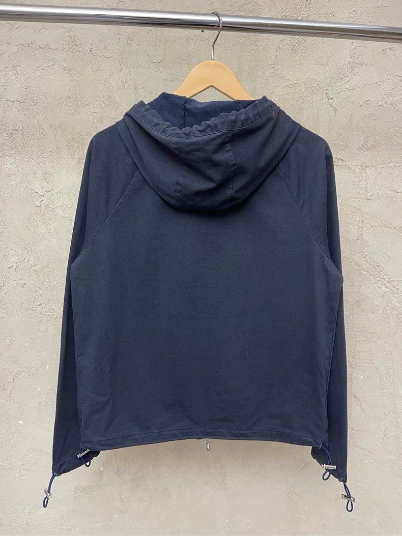 Thom Browne Thom browne Dark blue zipper hooded jacket 2504-Nextarrow Size US S / EU 44-46 / 1 - 2 Thumbnail