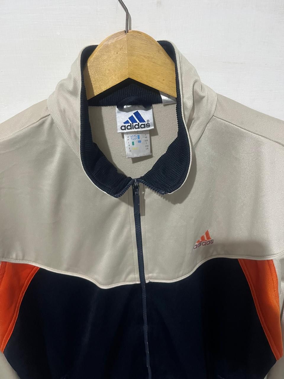 Adidas Jaket Track Adidas Vintage 2002 Size US XL / EU 56 / 4 - 4 Thumbnail
