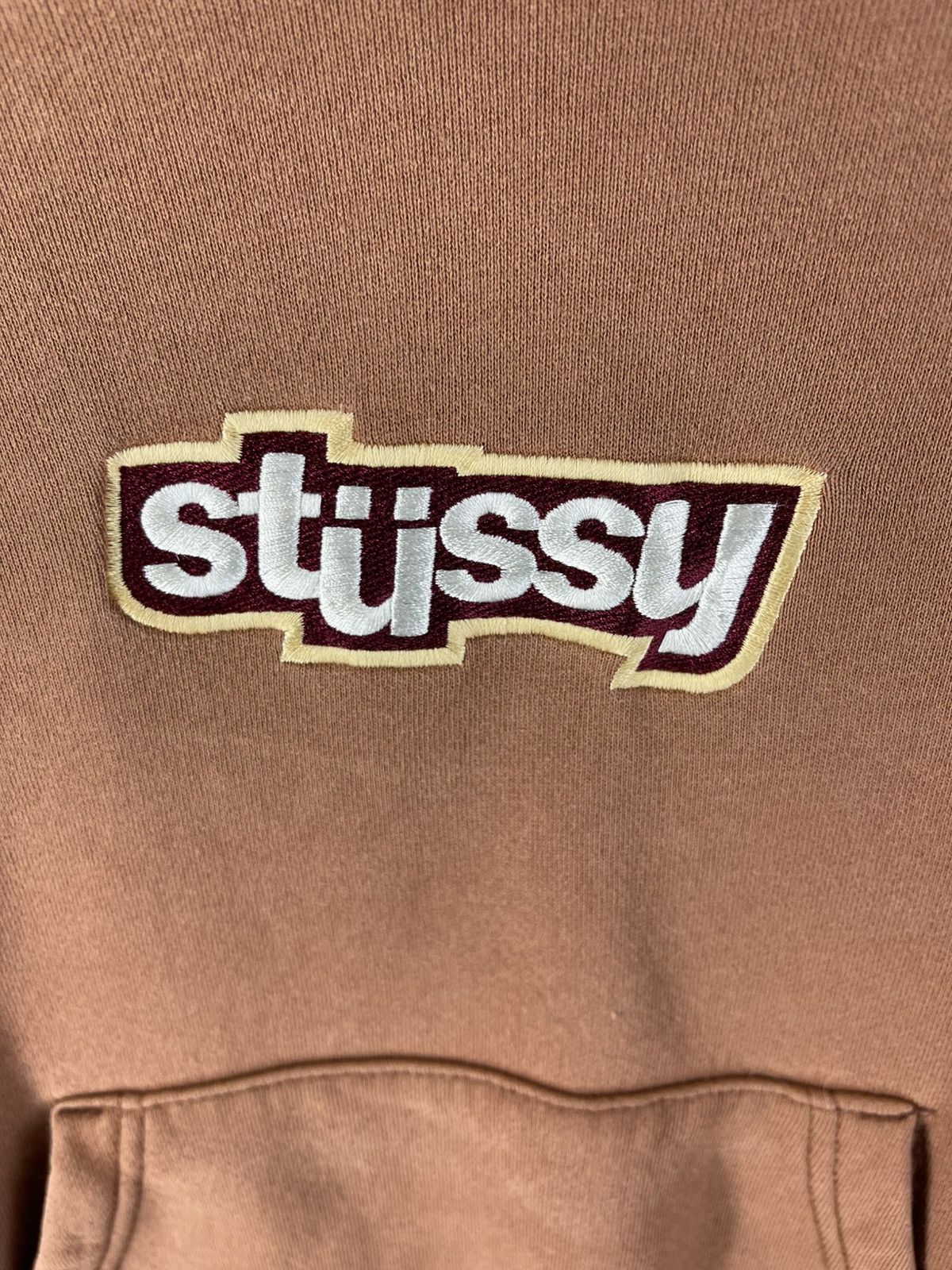 Stussy Vintage Embroidered Stussy Civil Cropped Hoodie Style Baggy Size S / US 4 / IT 40 - 5 Thumbnail