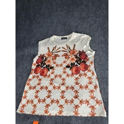 Karl Lagerfeld Karl Lagerfeld Paris Sleeveless Shirt Women Sz M Floral Summ Size M / US 6-8 / IT 42-44 - 1 Thumbnail