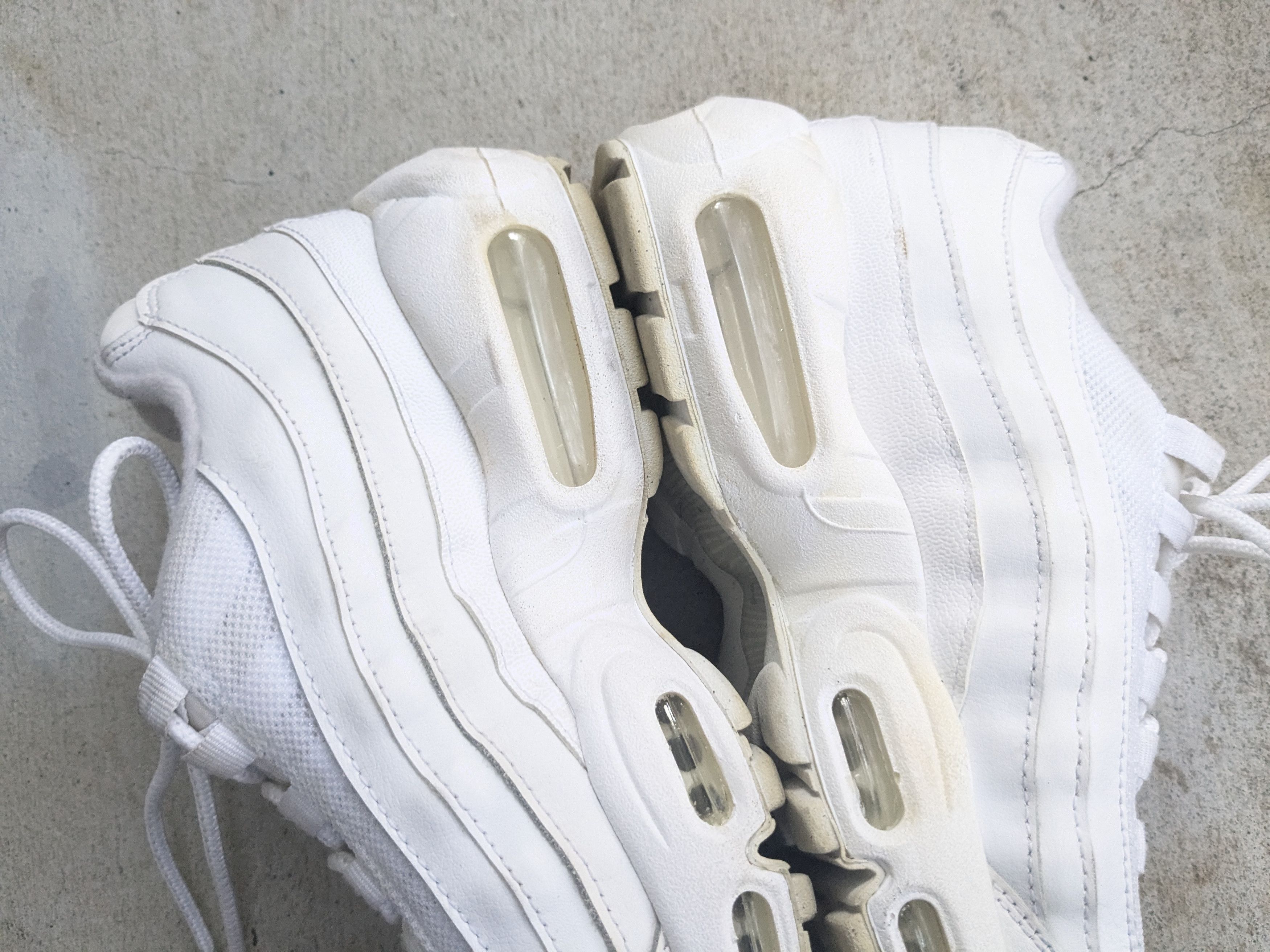 Nike Nike Air Max 95 Recraft GS ‘Triple White’ 7Y CJ3906-100 Size US 7 / EU 40 - 11 Thumbnail