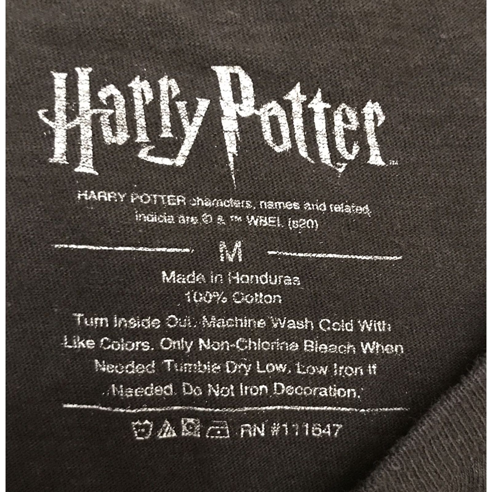 Vintage Harry Potter Shirt Mens Black Med Platform Hogwarts Express Size US M / EU 48-50 / 2 - 3 Thumbnail