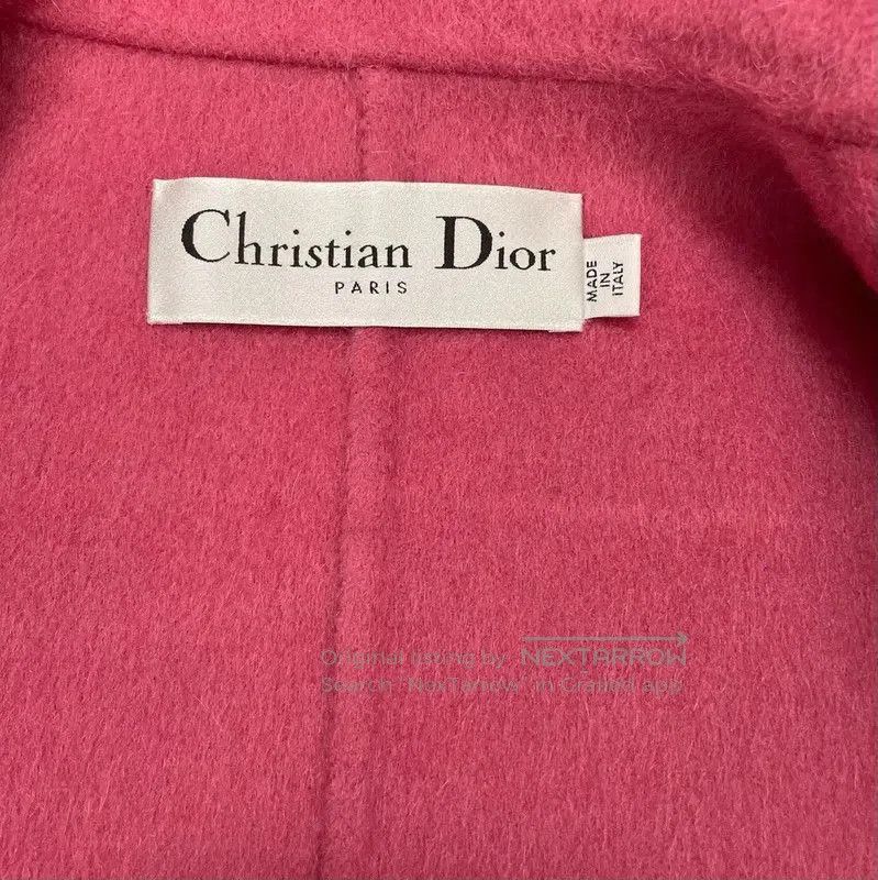 Dior Dior Women's Pink Wool Jacket for Spring/Fall . Size XS / US 0-2 / IT 36-38 - 3 Thumbnail