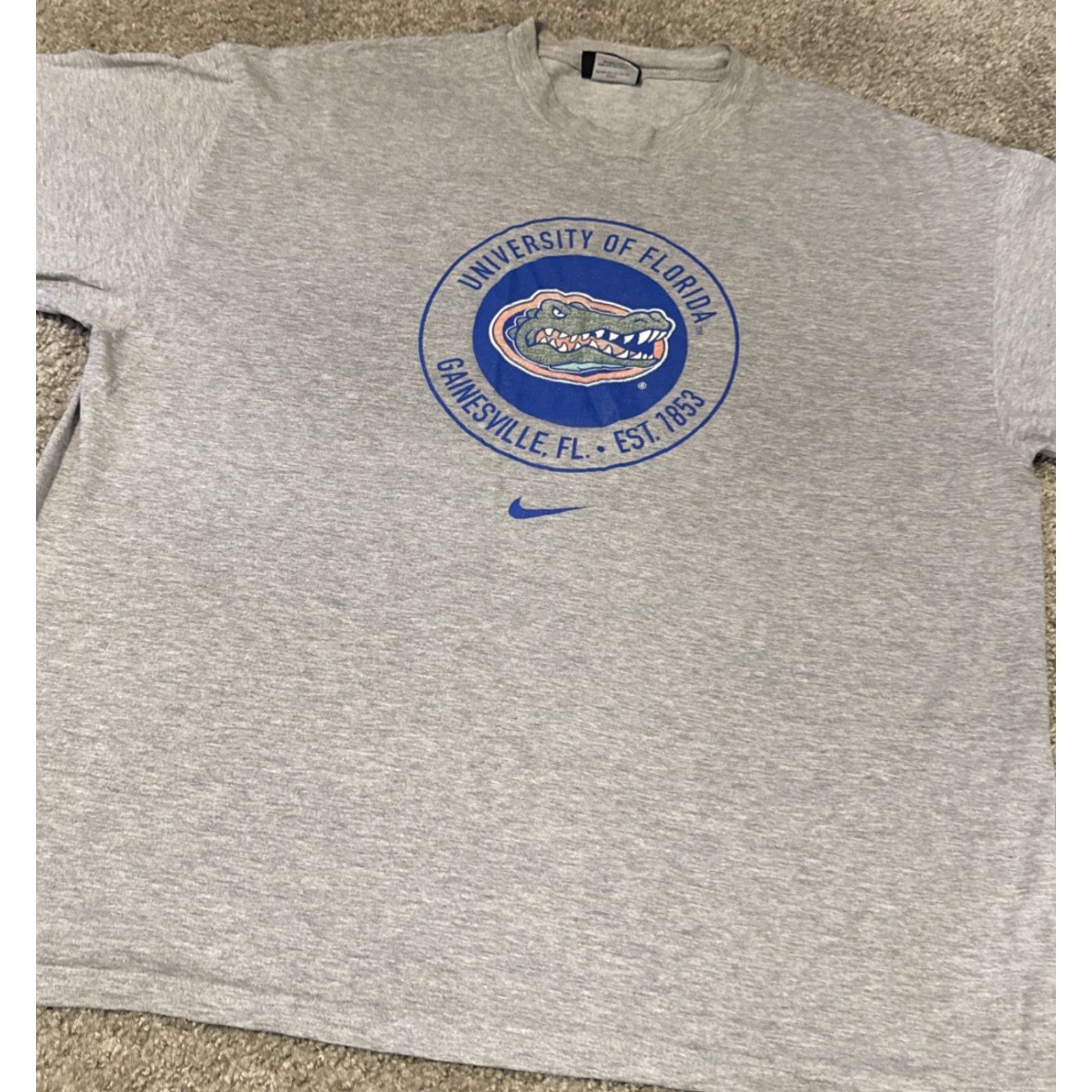 Nike VINTAGE Nike T-Shirt University of Florida Gators NCAA 2XL Gray Men 90s Size US XXL / EU 58 / 5 - 4 Thumbnail