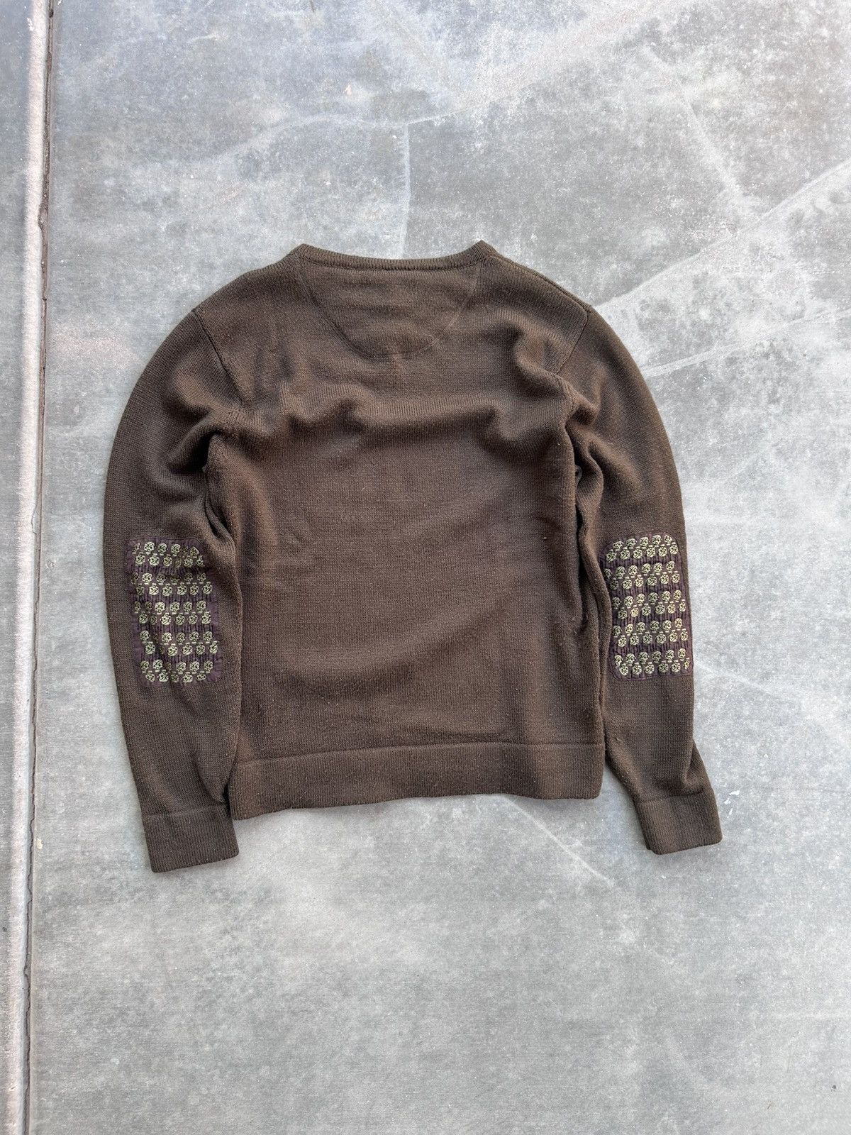 Affliction Y2K Gamo Go Grunge Knit Sweatshirt Size US L / EU 52-54 / 3 - 2 Thumbnail