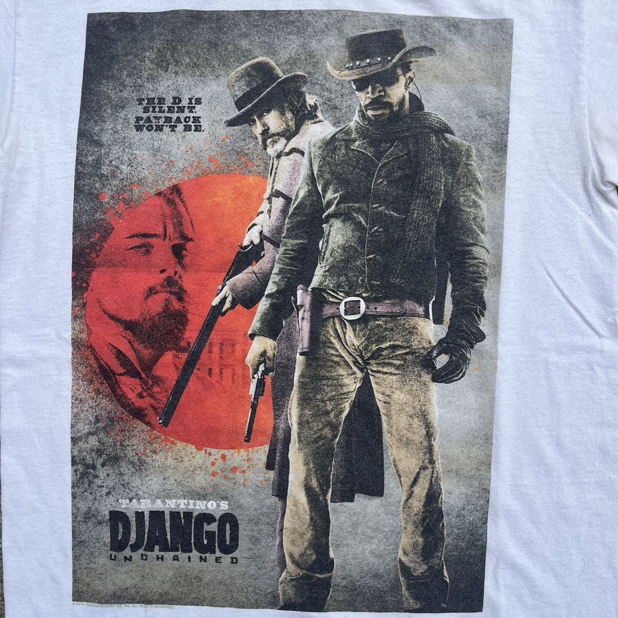 Vintage Django Unchained Quentin Tarantino Movie Tee Rare Size Small Size US S / EU 44-46 / 1 - 2 Thumbnail
