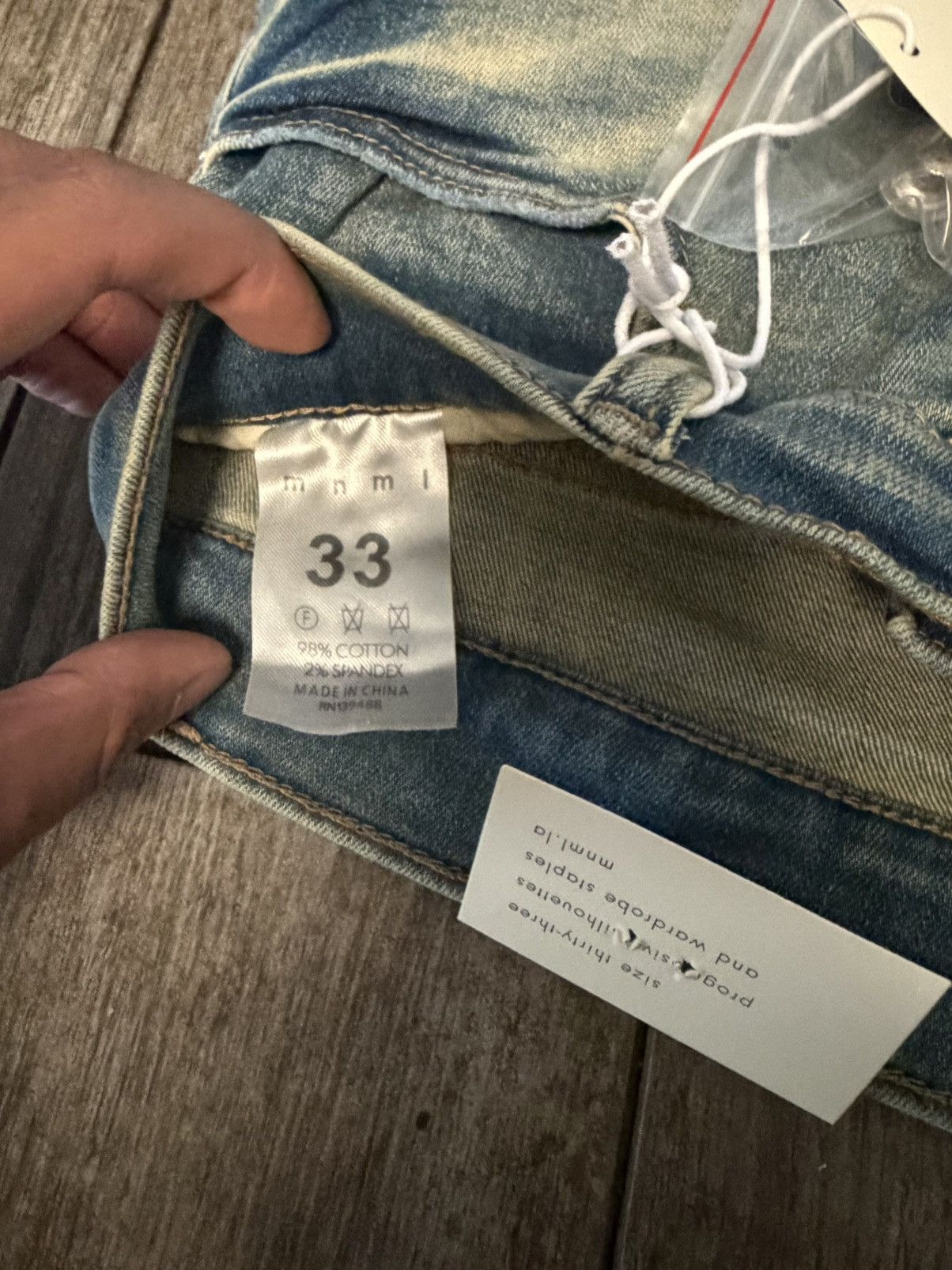 MNML Mnml X502 Skinny Denim Size US 33 - 5 Thumbnail