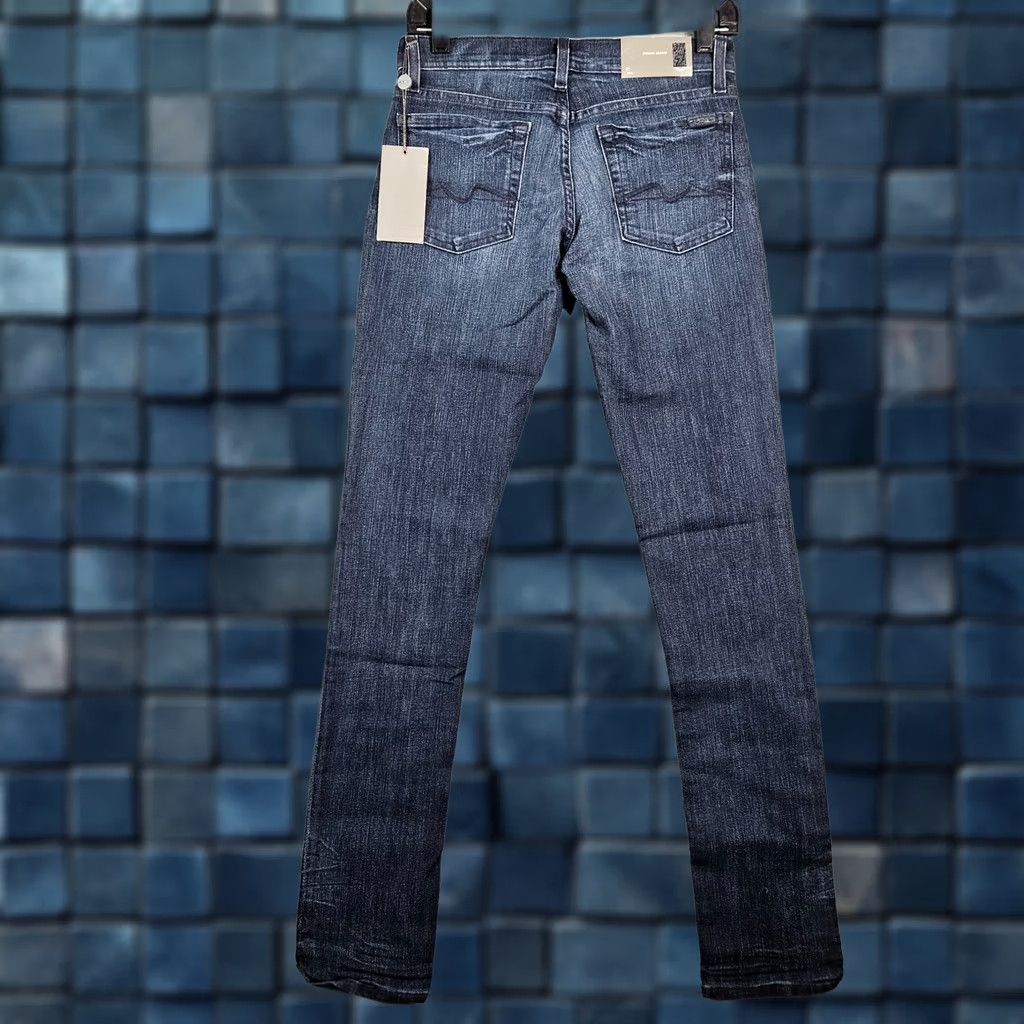 7 For All Mankind 7 For All Mankind Roxanne Skinny Jeans Blue 27 NEW Women Regular Casual Denim Cotton/Spandex 5-Pocket Size 27" / US 4 / IT 40 - 1 Thumbnail