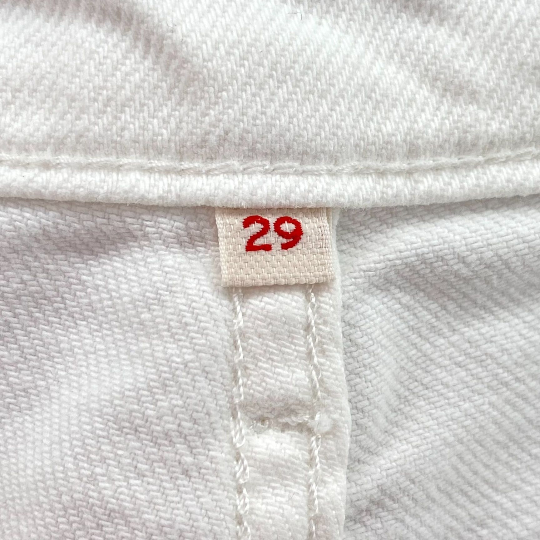 Levi's Levi's SilverTab Jean Shorts White Denim Zip 29 Adult High Rise 5-Pocket Women's 90s Grunge Modern Size 29" - 7 Thumbnail