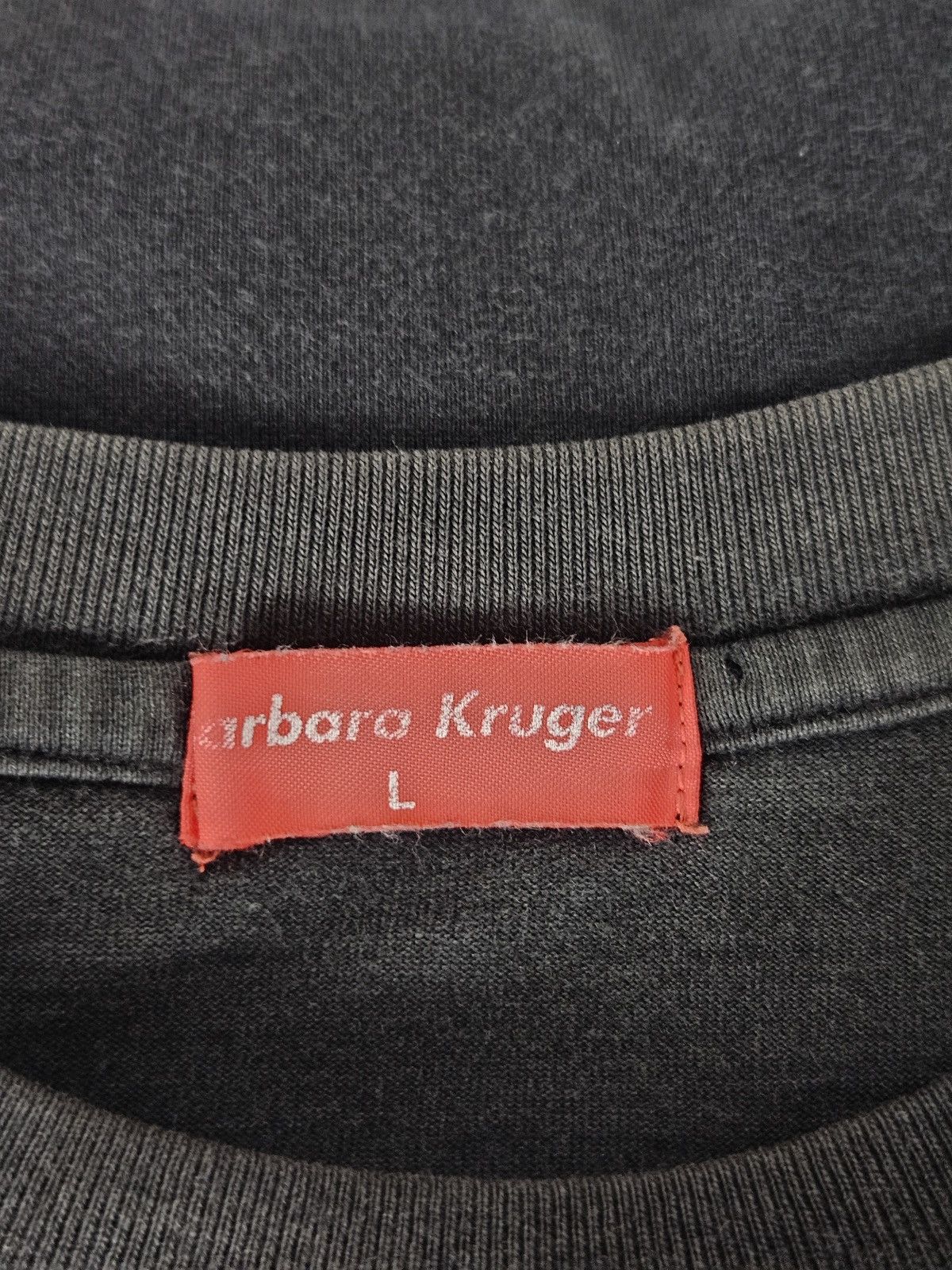 Barbara Kruger Who laugh Last Barbara Kruger pop art shirt Size US L / EU 52-54 / 3 - 4 Thumbnail
