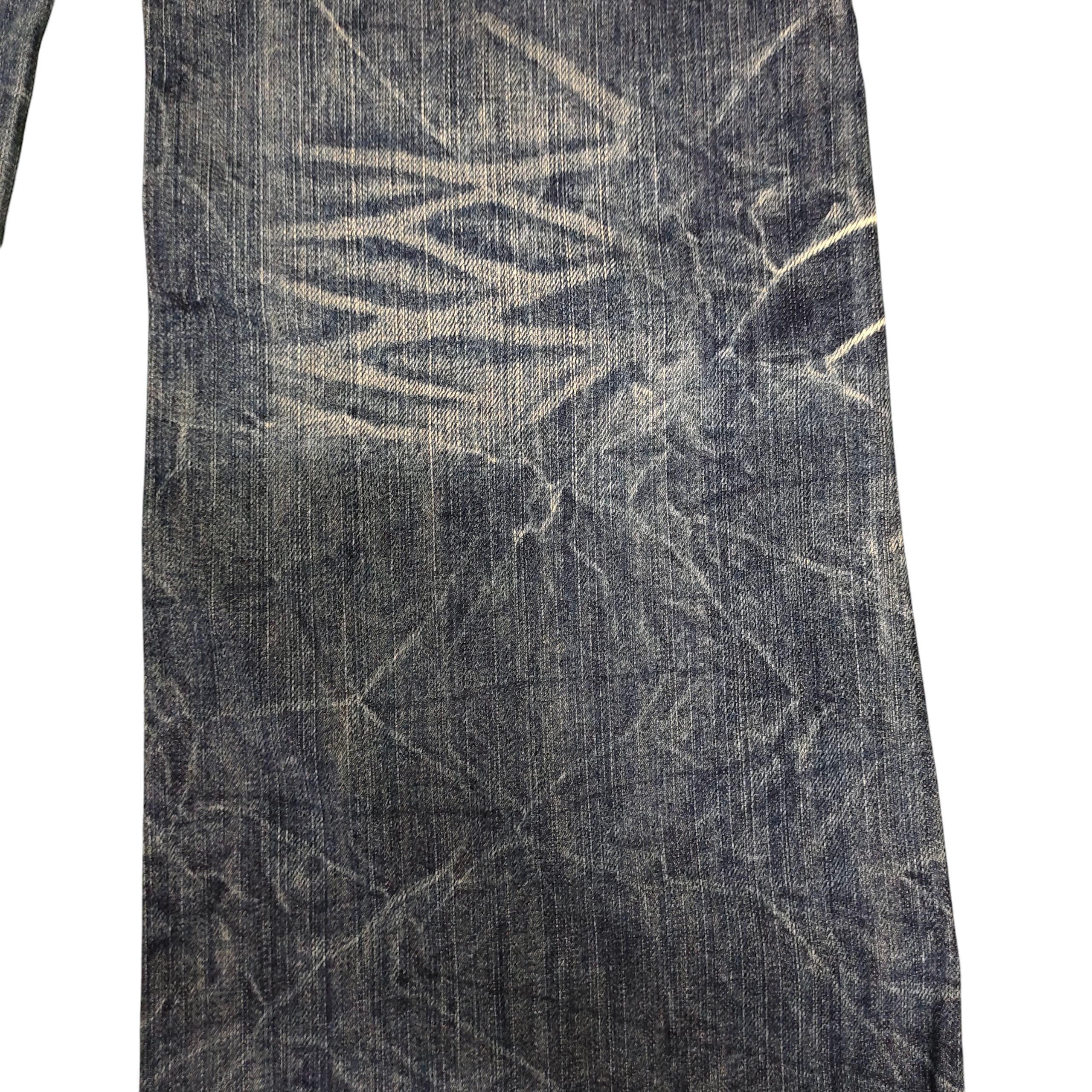 If Six Was Nine Flare Jeans Red Pepper Clawmark Distres Bootcut Low Rise Y2k Size US 28 / EU 44 - 5 Thumbnail