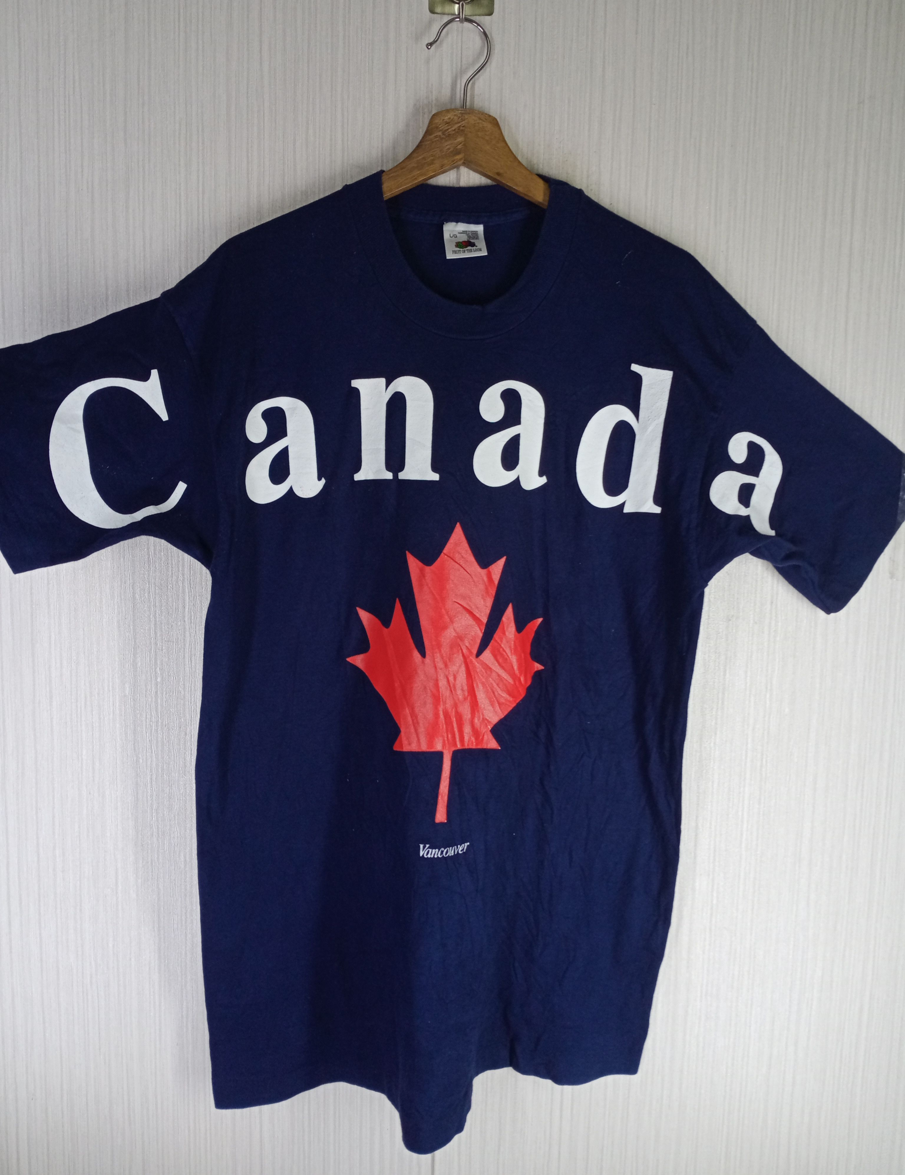 Other Rare Vintage 90s Canada Vancouver Big Logo Tshirt Size US M / EU 48-50 / 2 - 1 Thumbnail