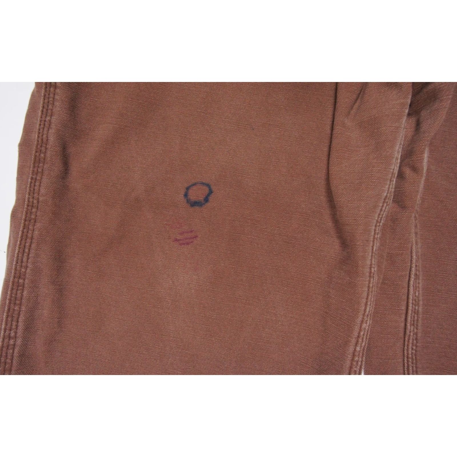 Carhartt Carhartt Brown Canvas Carpenter Pants Mens 40x29 Utility Straight Leg Workwear Size US 40 / EU 56 - 4 Thumbnail