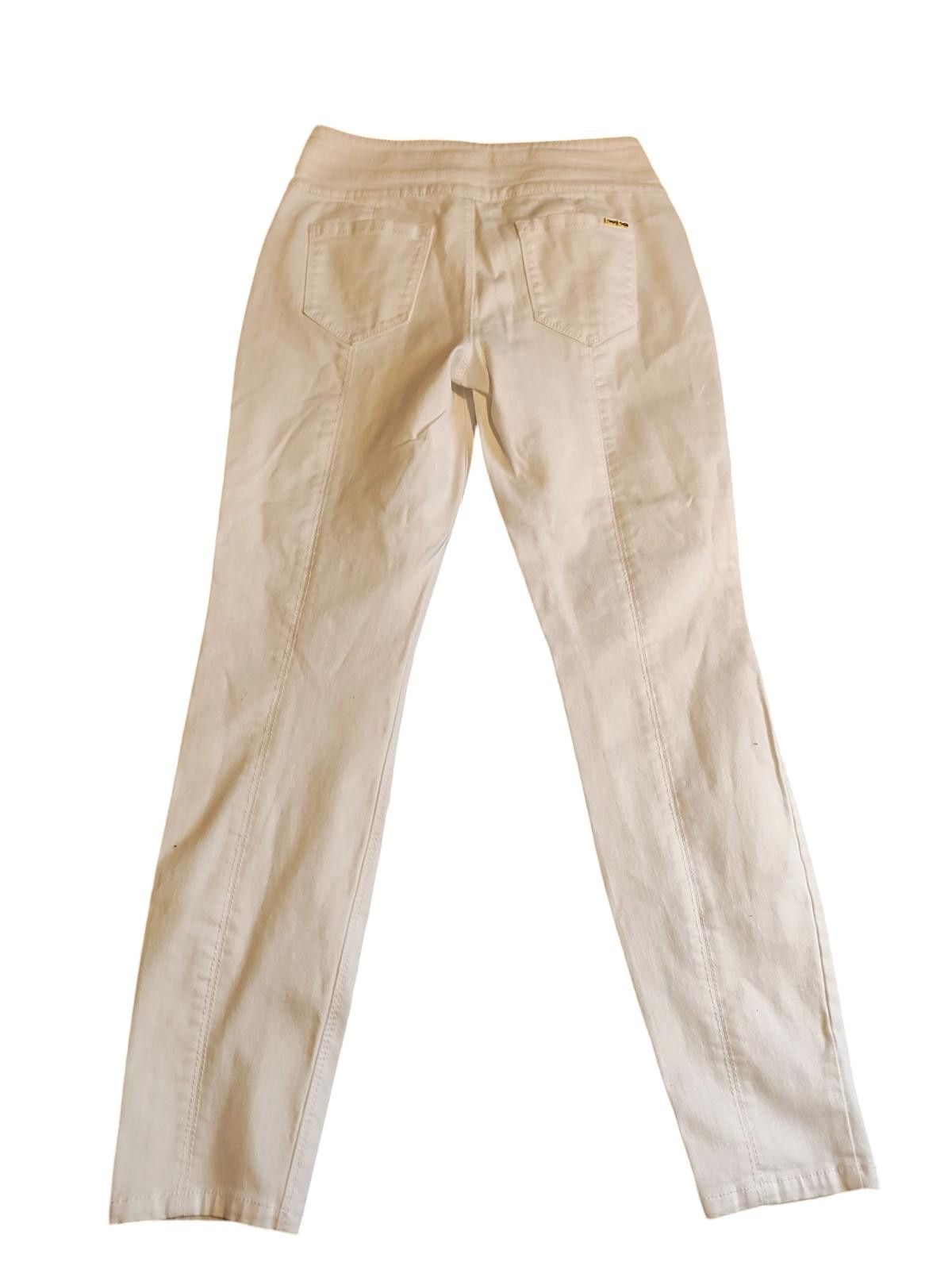 United Colors Of Benetton Bebe Women's Casual White Pants Size 28" / US 6 / IT 42 - 3 Thumbnail