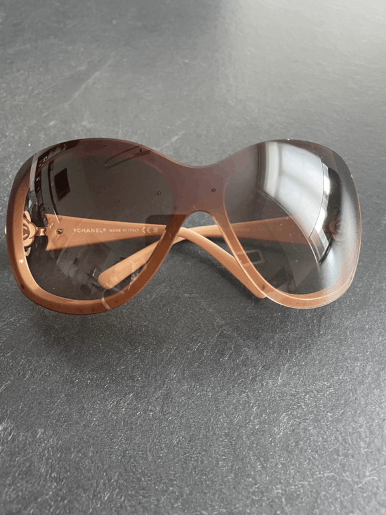 Chanel × Vintage CHANEL Sunglasses Rimless Rhinestone 4017 Vintage Size ONE SIZE - 2 Thumbnail