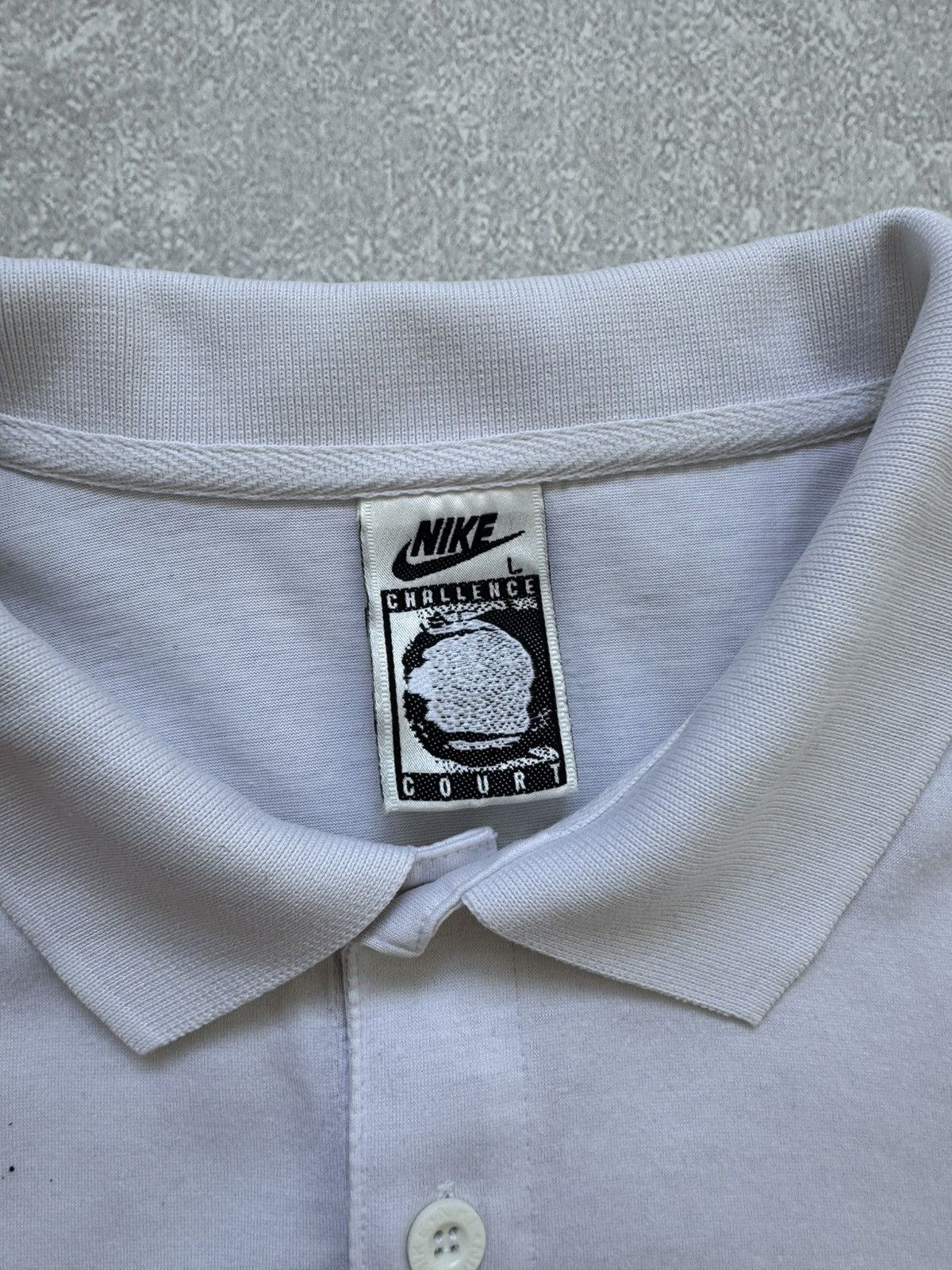 Nike Vintage 90' Nike Challenge Court Shirt Andre Agassi Tennis Size US L / EU 52-54 / 3 - 6 Thumbnail