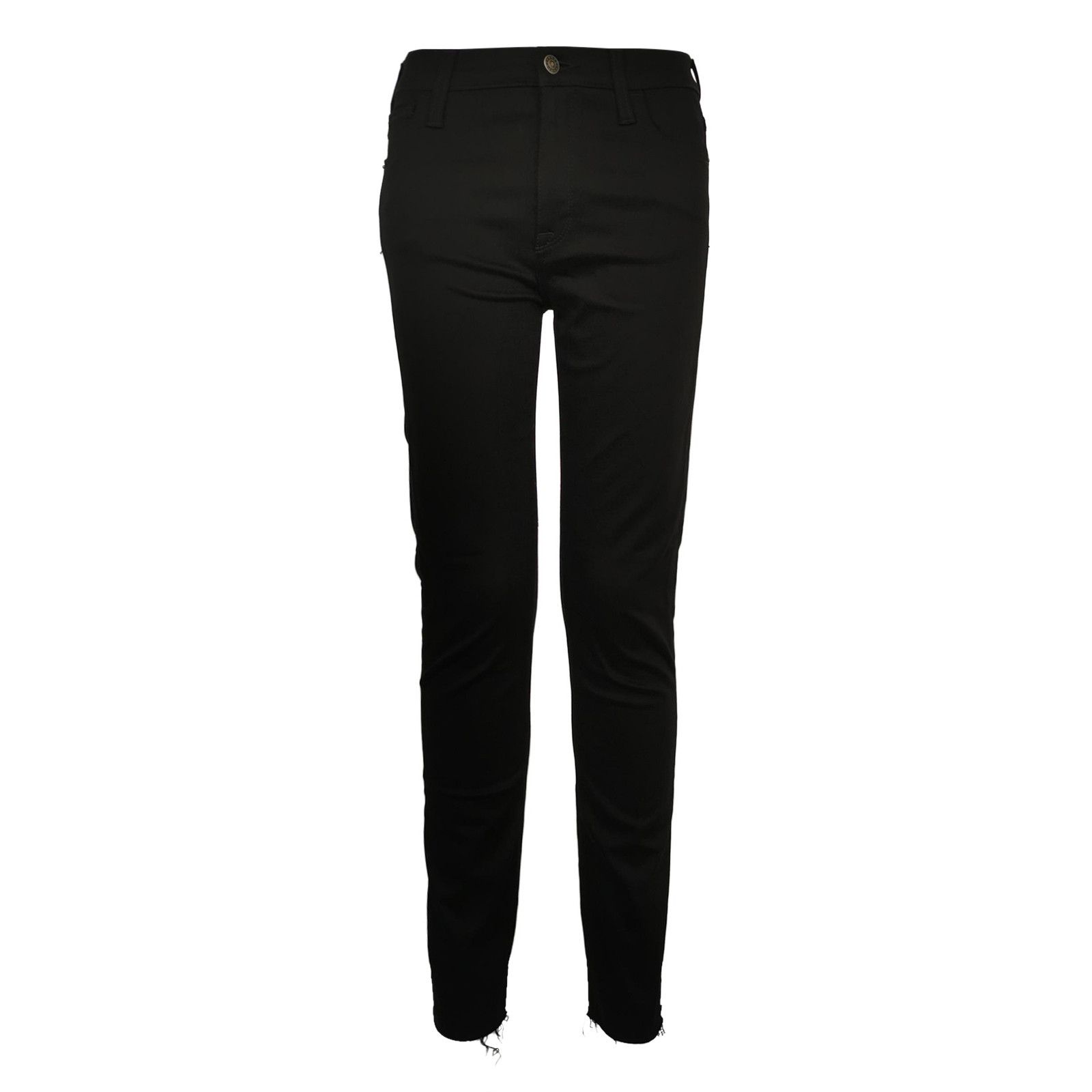 Gucci Cotton Solid Black Pants Size M