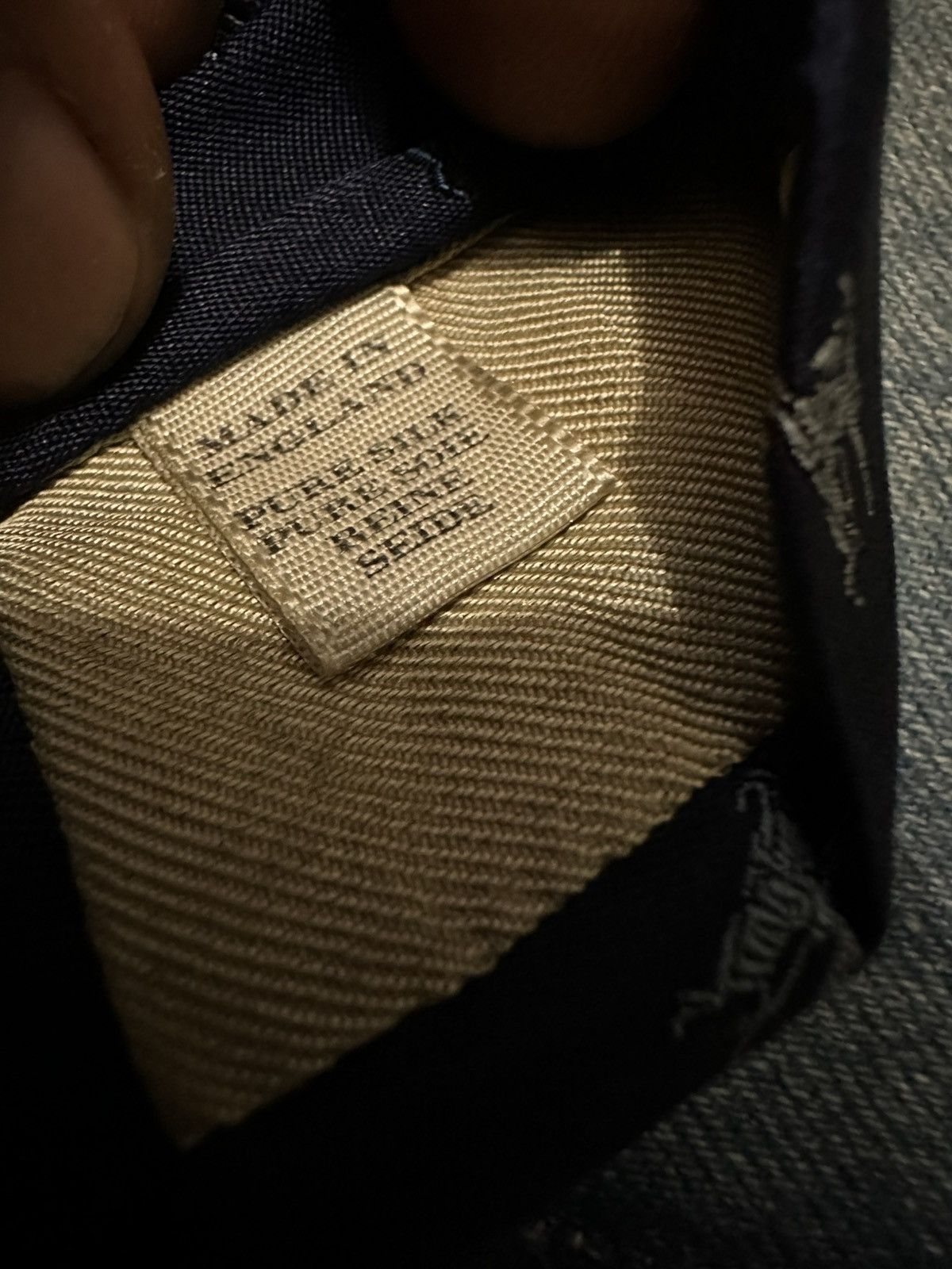 Burberry × Vintage Vintage Burberry Tie Made In England Size ONE SIZE - 5 Thumbnail