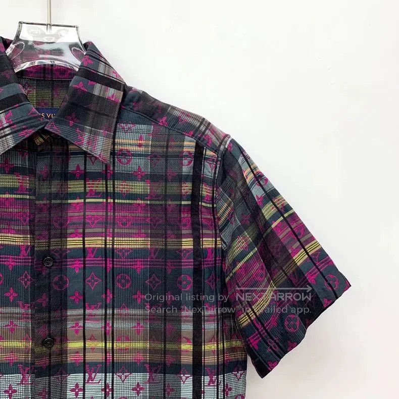 Louis Vuitton Louis Vuitton Striped Logo Cotton Shirt. Size US XS / EU 42 / 0 - 3 Thumbnail