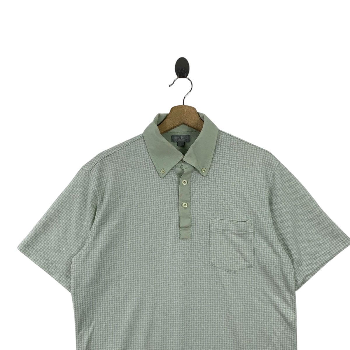 Other Vintage YUKI TORI HOMME Collection Houndstooth Tee Shirt Size US L / EU 52-54 / 3 - 2 Thumbnail