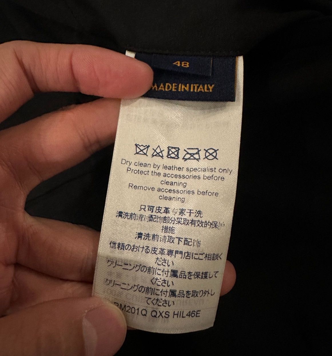 Louis Vuitton Louis Vuitton Black presbyopic tactical leather jacket 2501 Size US M / EU 48-50 / 2 - 8 Thumbnail