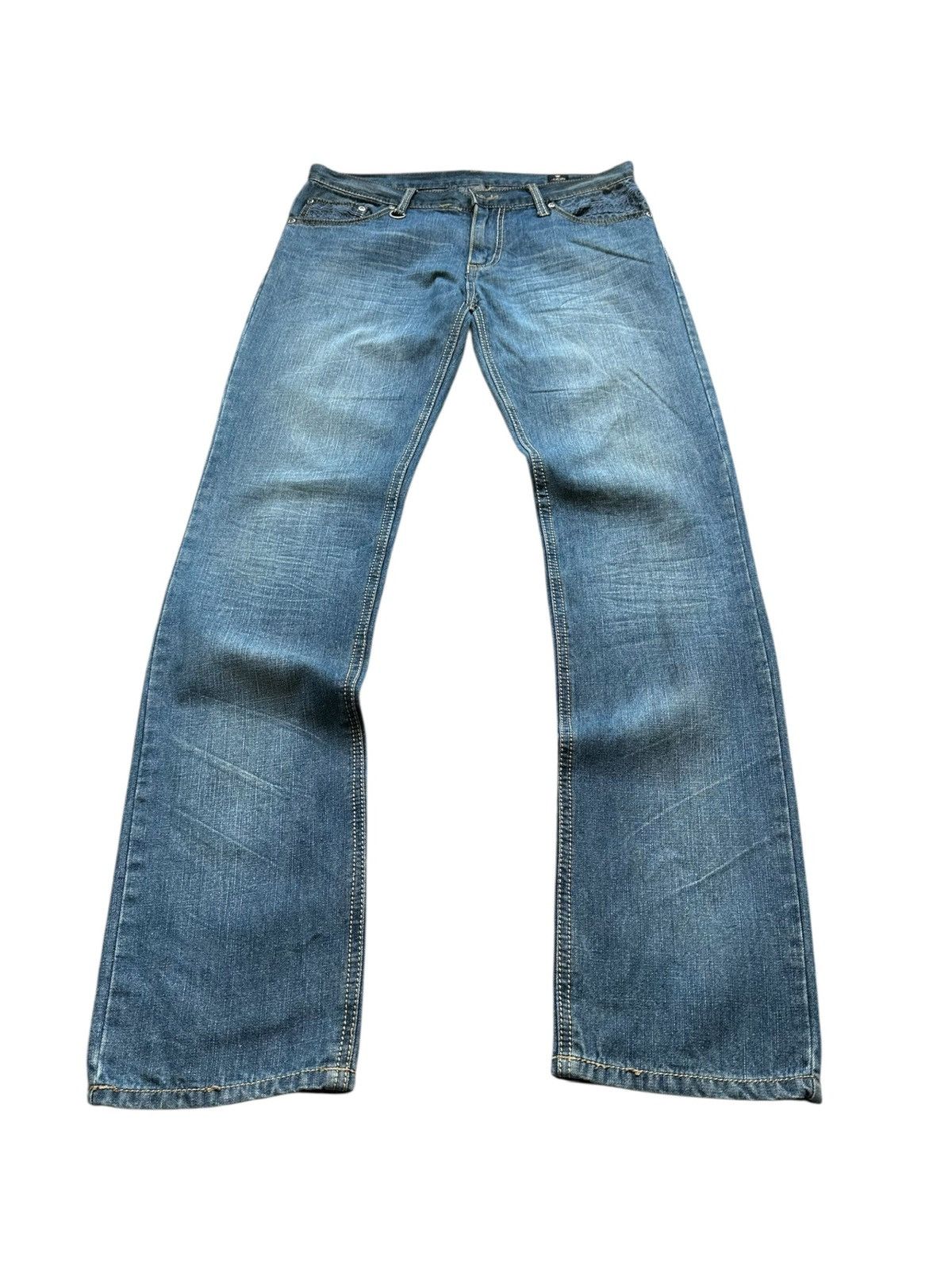 semanticdesign 2013FW Semanticdesign - jrock sashiko skull jeans Size US 32 / EU 48 - 2 Thumbnail