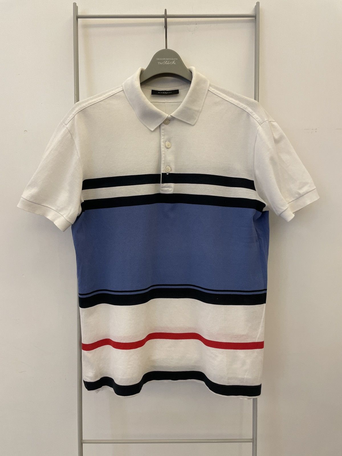 image of Old Givenchy Polo in White, Men's (Size Small)