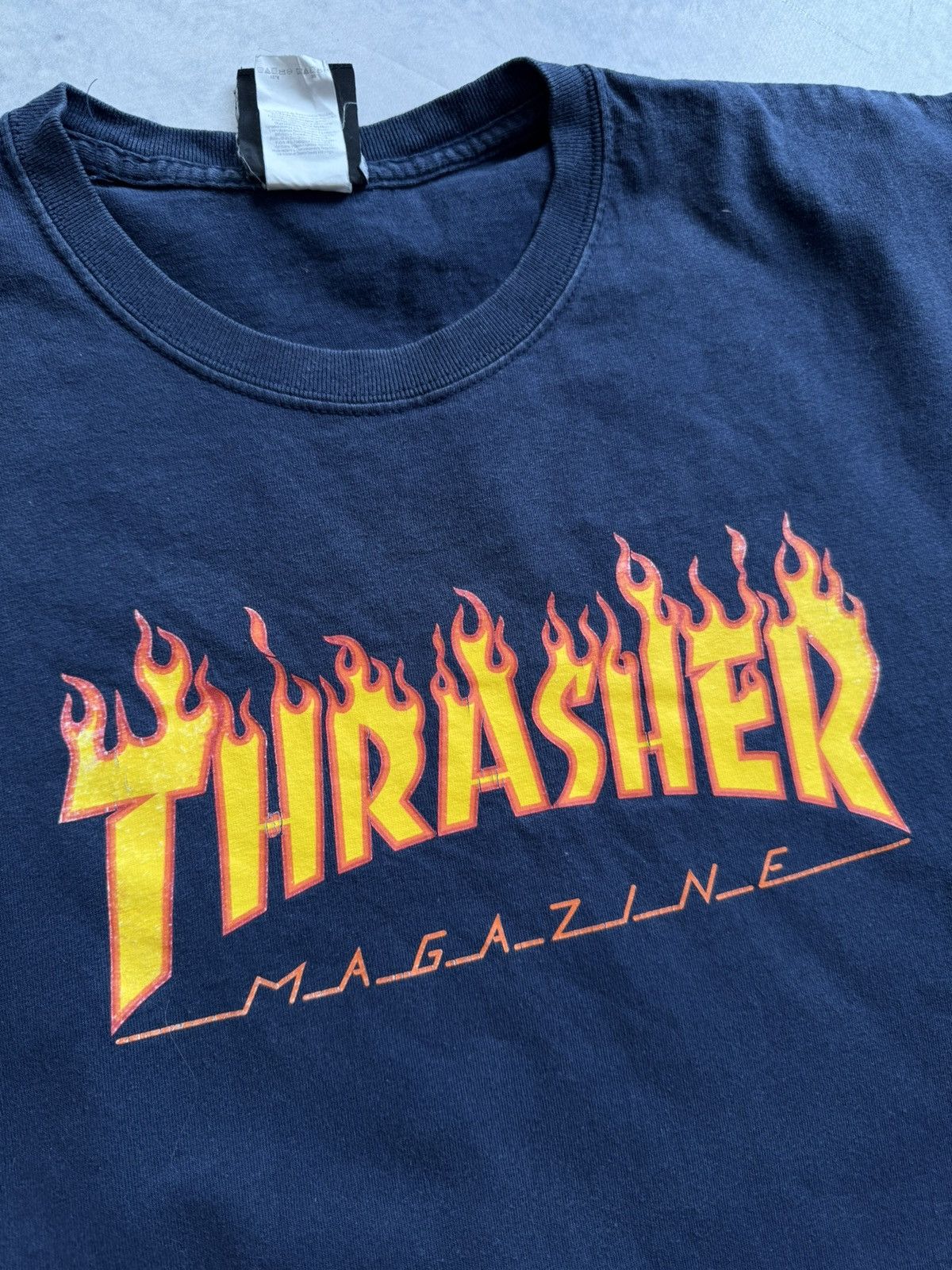 Thrasher Thrasher vintage big logo tee Size US L / EU 52-54 / 3 - 3 Thumbnail