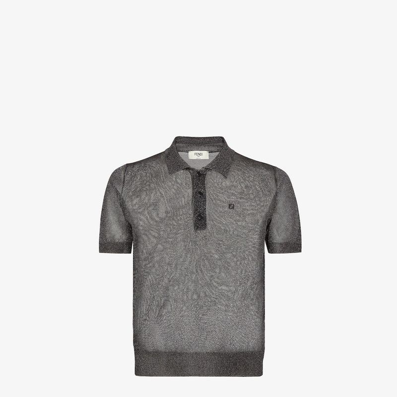 Fendi o1B3y1r0526 Polo Shirt in Gray Size US S / EU 44-46 / 1 - 1 Thumbnail