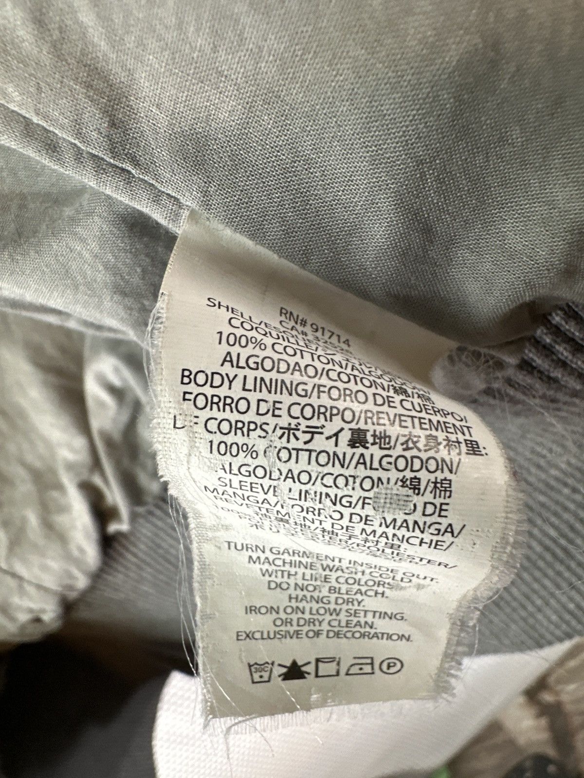 Armani Exchange A/X Armani Exchange Gray Spring Aviator Jacket Size S / US 4 / IT 40 - 7 Thumbnail