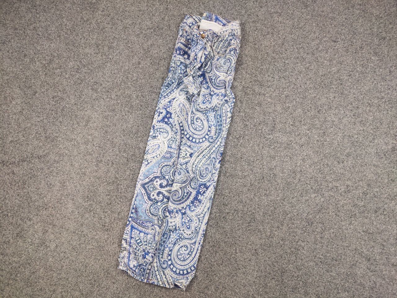 Etro Etro Milano Design Art Pattern Paisley Slim Fit Denim Jeans Size 30" / US 8 / IT 44 - 3 Thumbnail