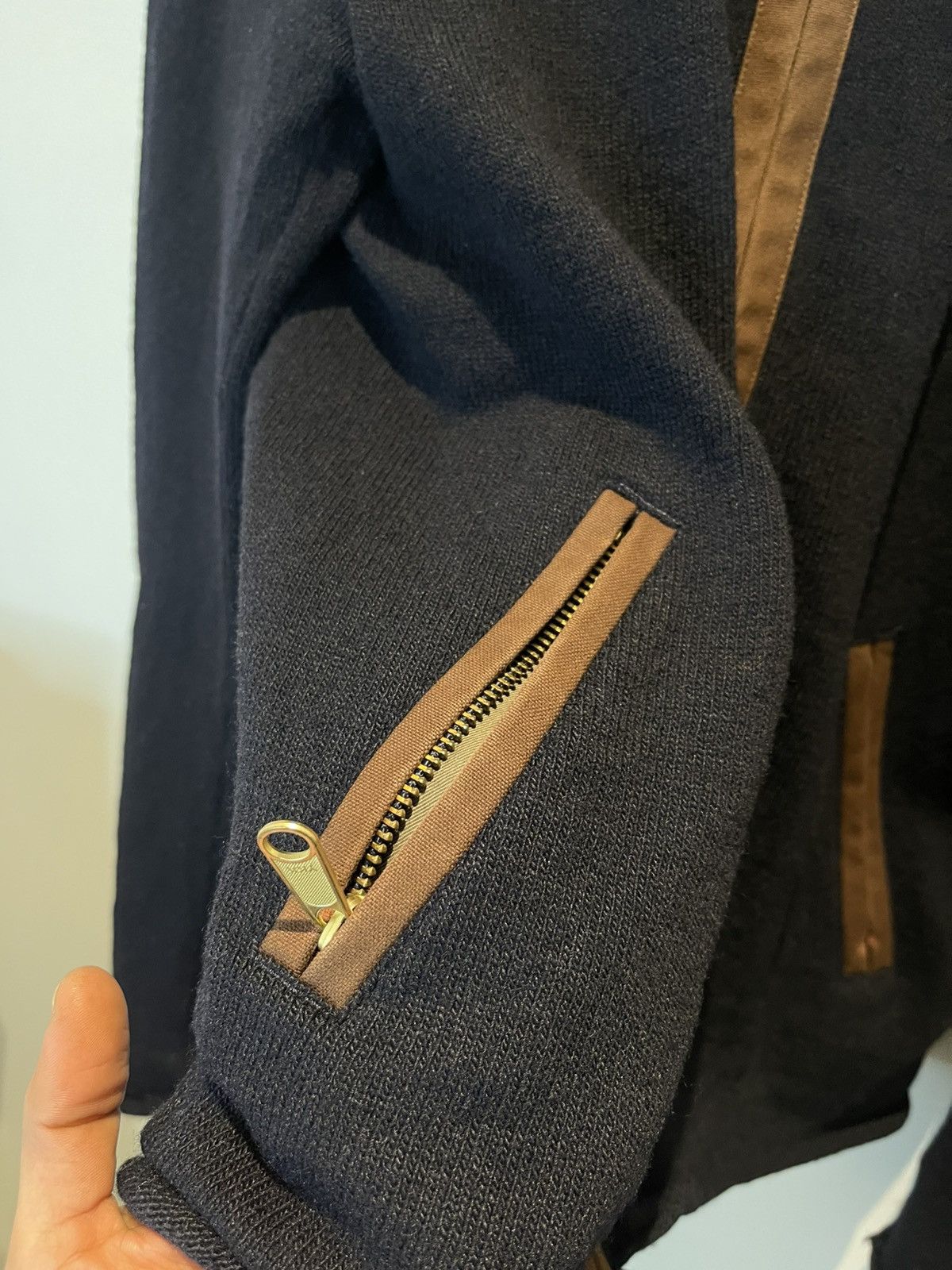 Kolor Kolor Fall 2010 Wool Zip Jacket with Contrast Canvas Tape Size US S / EU 44-46 / 1 - 9 Thumbnail