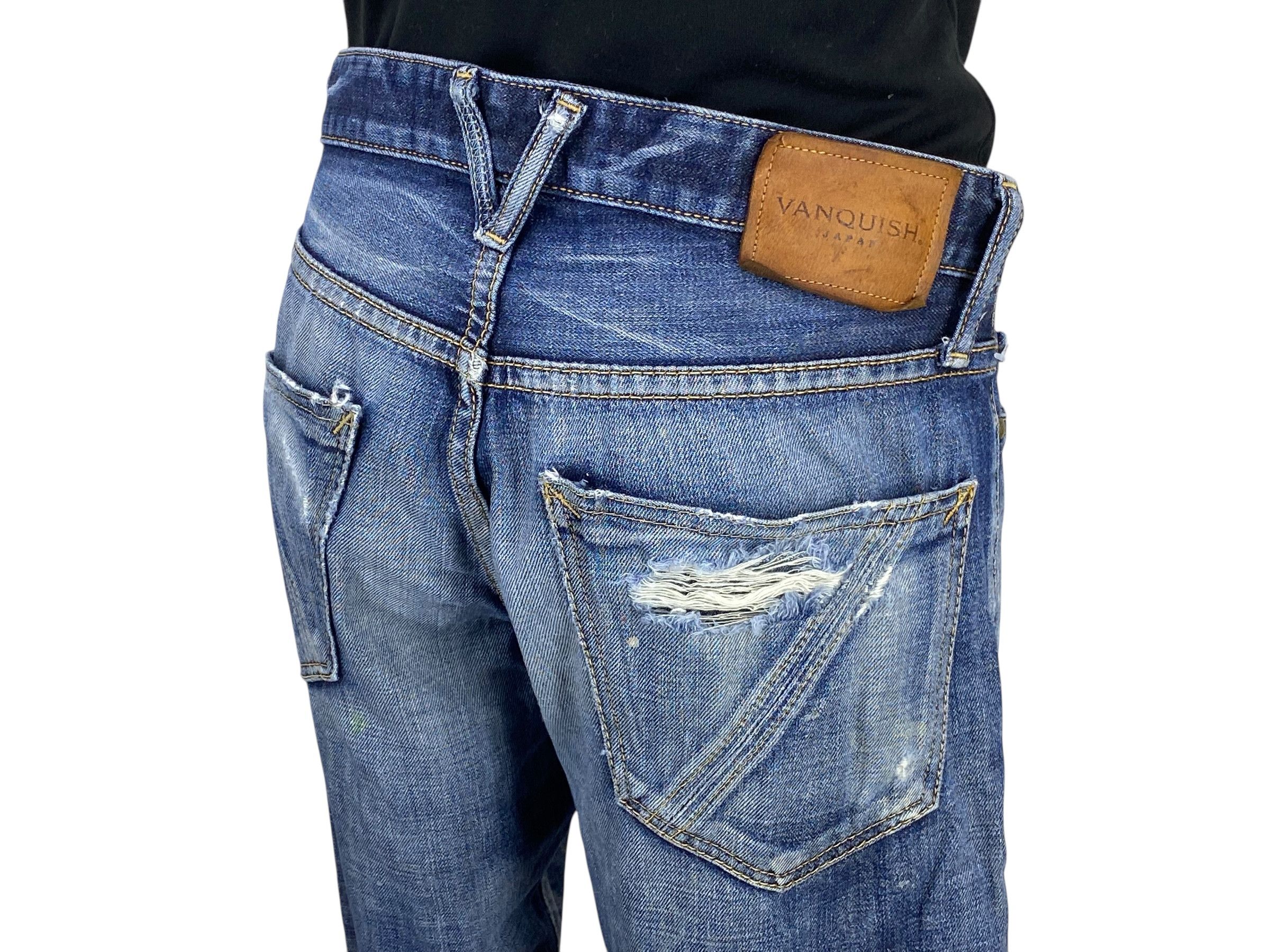 Vanquish Vanquish Denim Jeans Japanese Distressed Jeans Pants Size US 28 / EU 44 - 7 Thumbnail