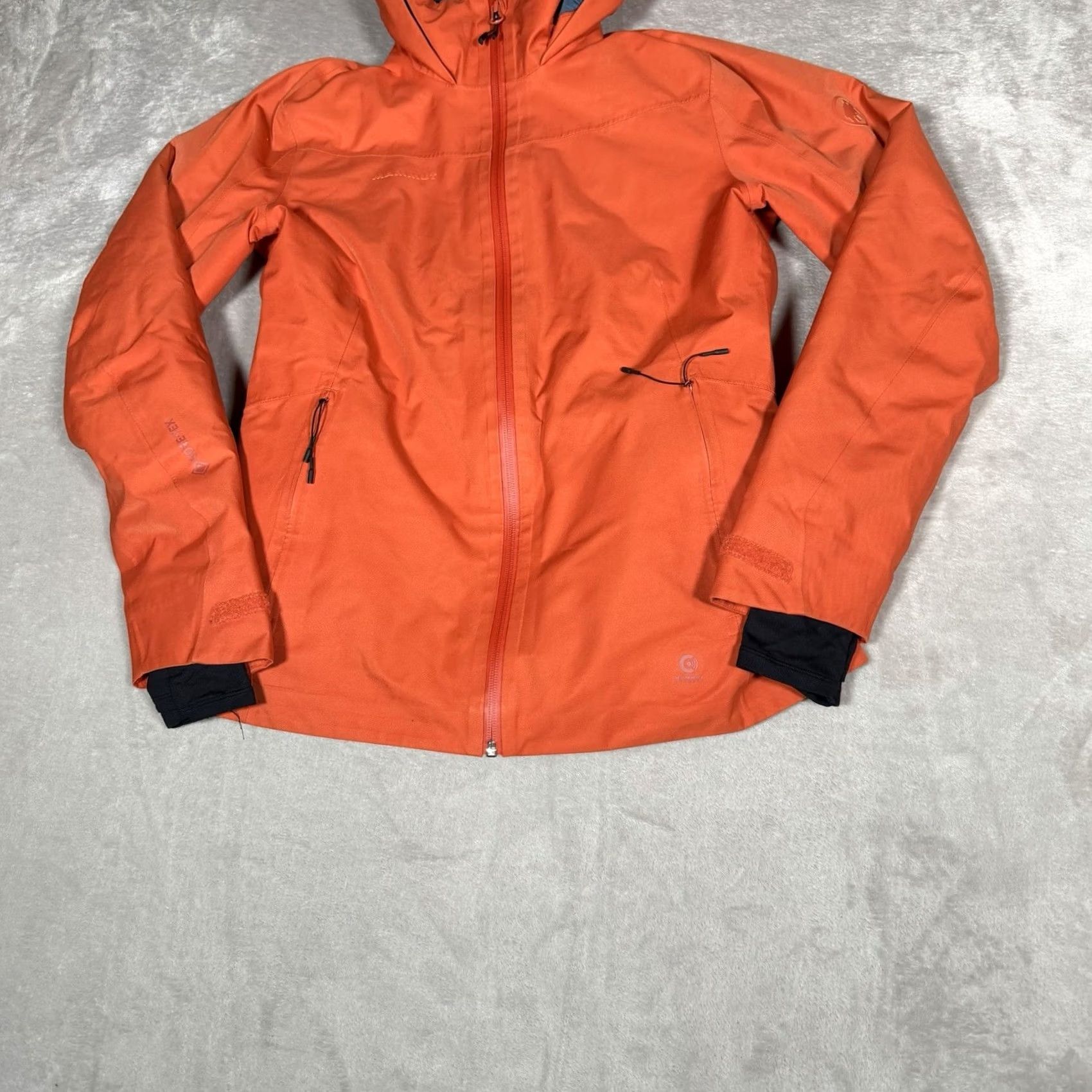 Mammut Mammut Jacket Mens Small Orange Hooded Full Zip GORE-TEX Waterproof Ski Hiking Activewear Size US S / EU 44-46 / 1 - 5 Thumbnail