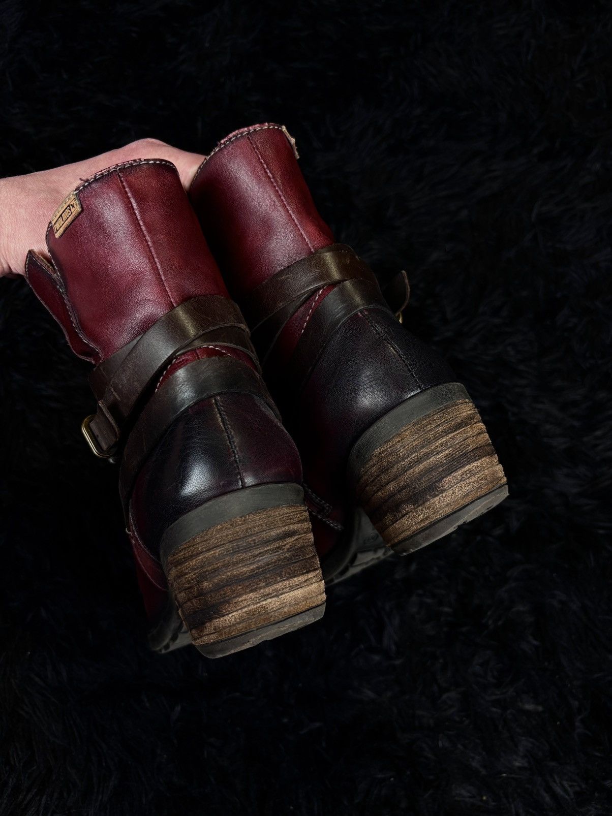 14th Addiction 14th Addiction Style Archive Avant Garde Leather Blood Boots Size US 9 / EU 42 - 8 Thumbnail