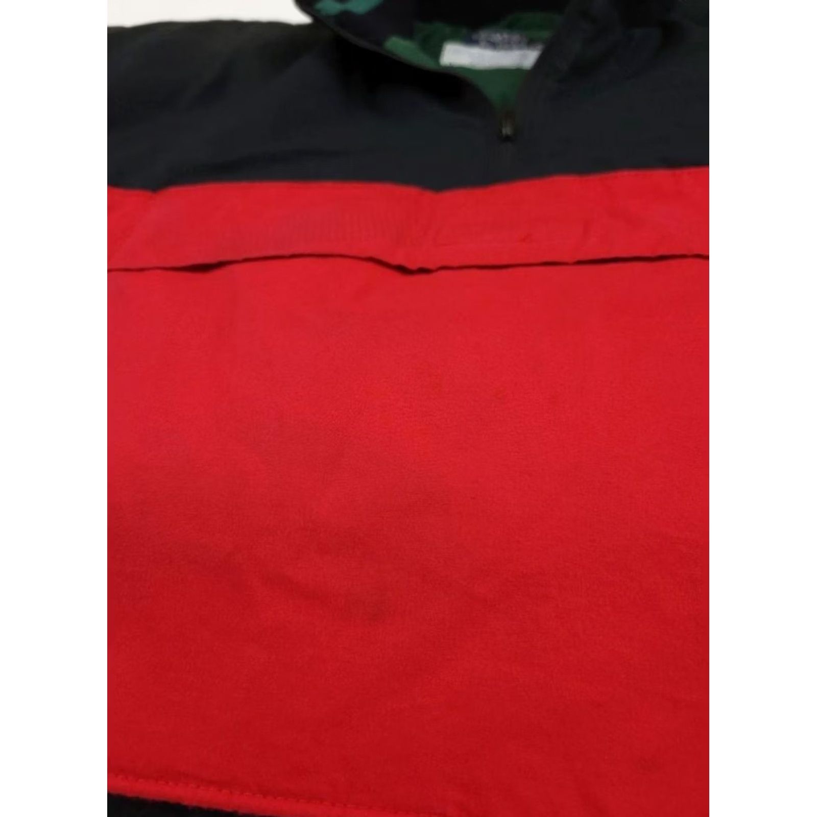 Polo Ralph Lauren VINTAGE Polo Ralph Lauren Uni Crest Pullover Down Jacket Men M Black Cotton Puffer Jacket, Down, Polo Ralph Lauren, Vintage, 90s, Flaw Read* Mens Size US M / EU 48-50 / 2 - 5 Thumbnail