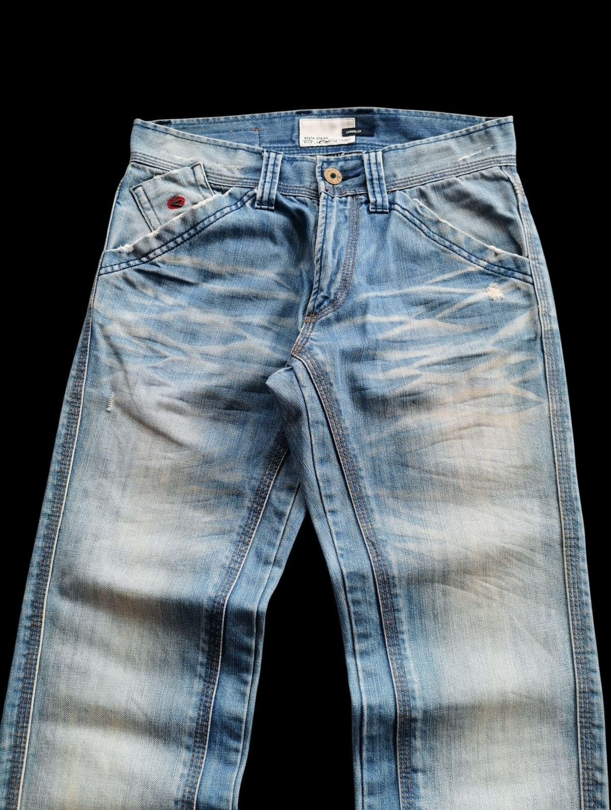 Ed Hardy Y2K Energie Style Clash Jeans Size 30 Vintage Denim Size US 30 / EU 46 - 12 Thumbnail