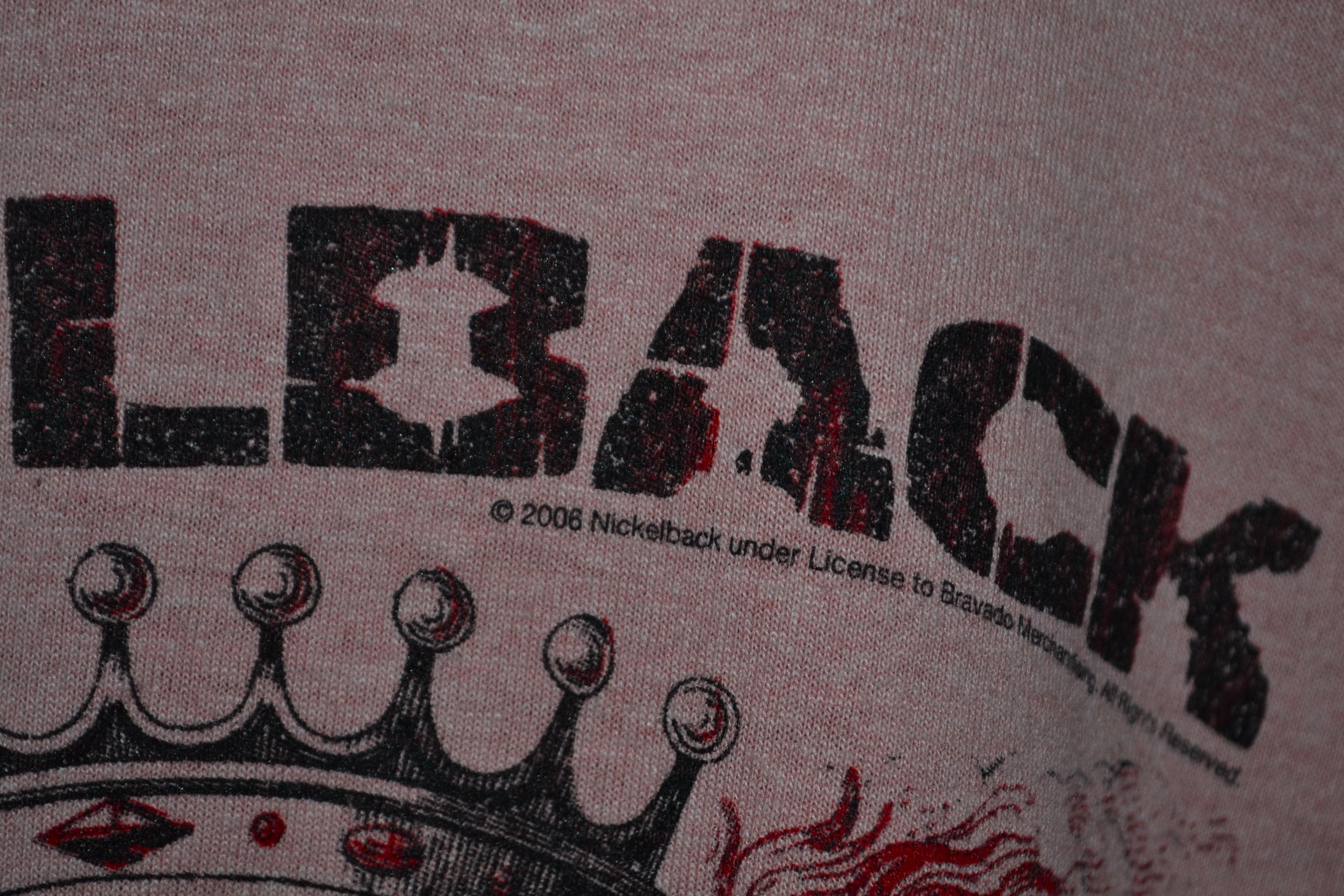 Band Tees Nickelback 2006 Vintage XXL Pink T-shirt Tour Alore Size US XXL / EU 58 / 5 - 4 Thumbnail