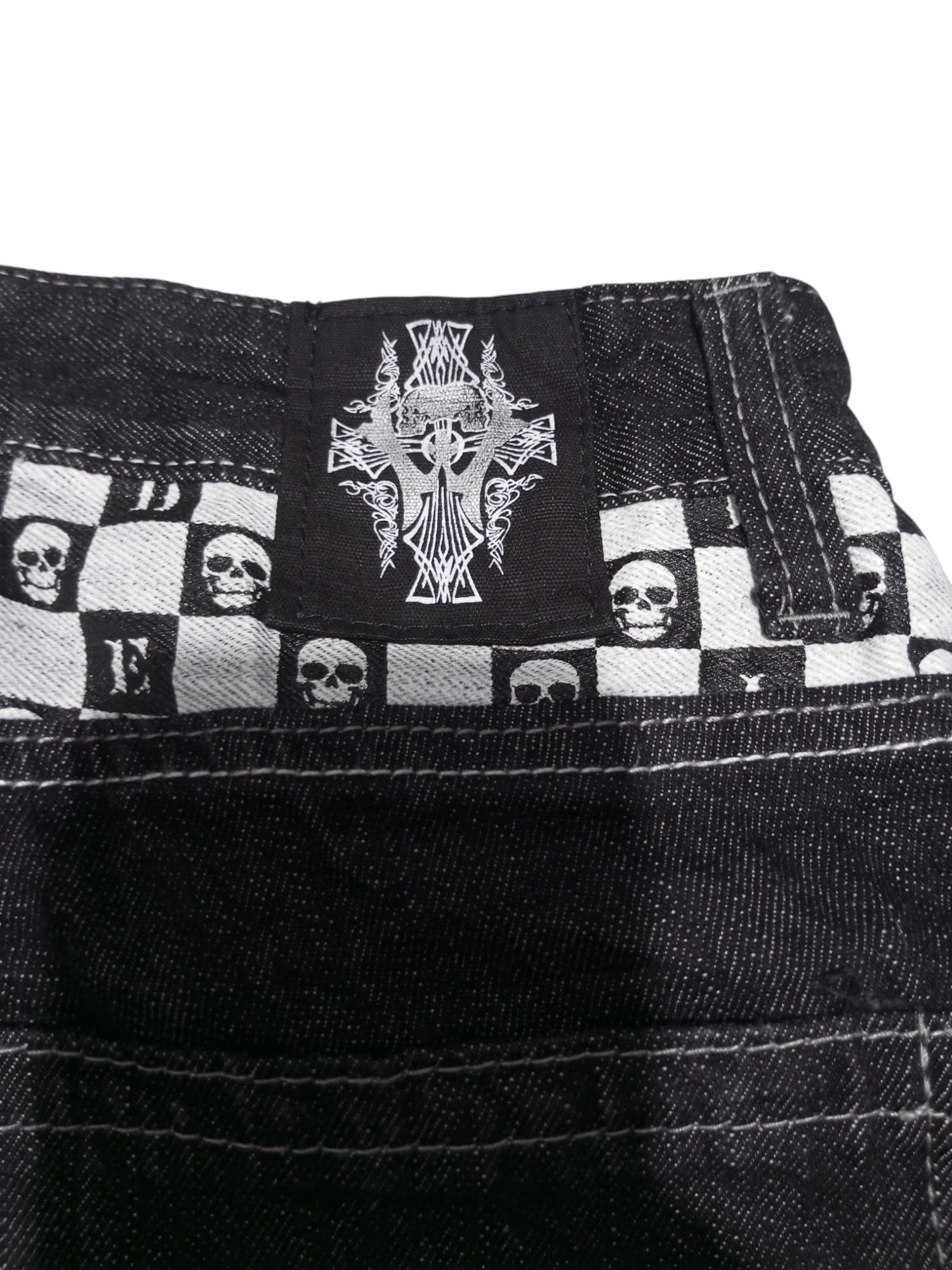Hysteric Glamour Vintage mild life sklulls bones punk denim pants Size US 29 - 5 Thumbnail