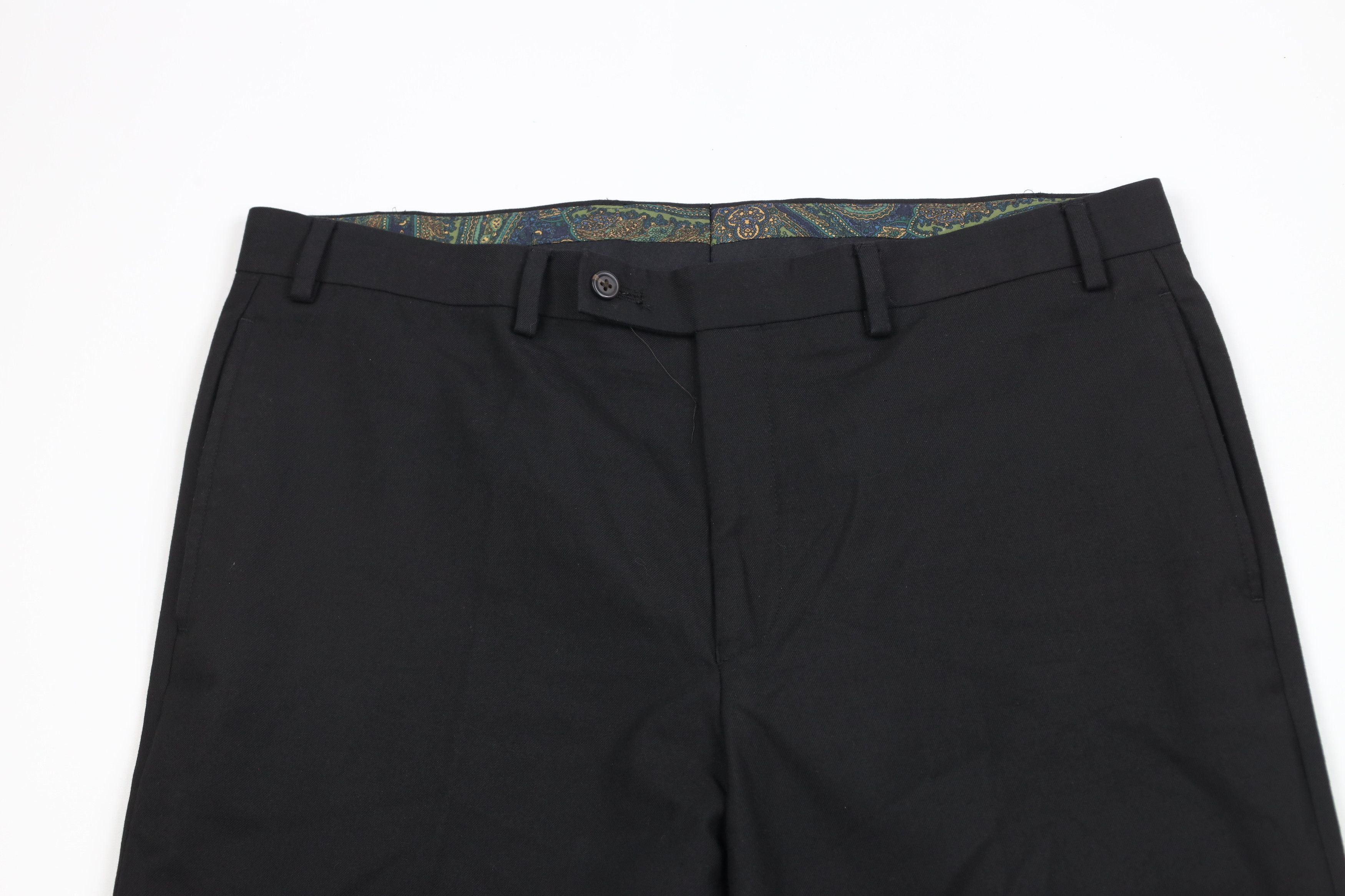 Ralph Lauren × Vintage Vintage 90s Ralph Lauren Rayon Blend Wide Leg Chino Pants Size US 36 / EU 52 - 2 Thumbnail